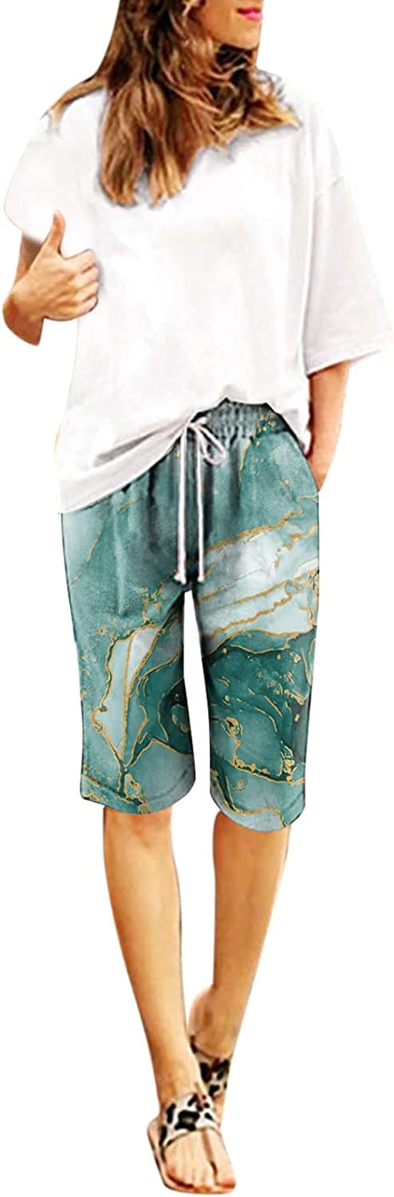 HSSDH Shorts for Women Beach, Women'S Casual Shorts Quick Dry Lightweight Summer Travel Beach Shorts for Women  HSSDH   