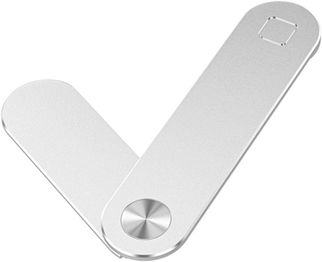 Tofficu Computer Phone Holder Roost Laptop Stand Magnetic Mount Rotating Stand 3Pcs Magnetic Laptop Stand Magnetic Computer Stand Laptop Holder for Lap Rotary Laptop Stand Laptop Stands  Tofficu Silver 12X3X0.5CM 