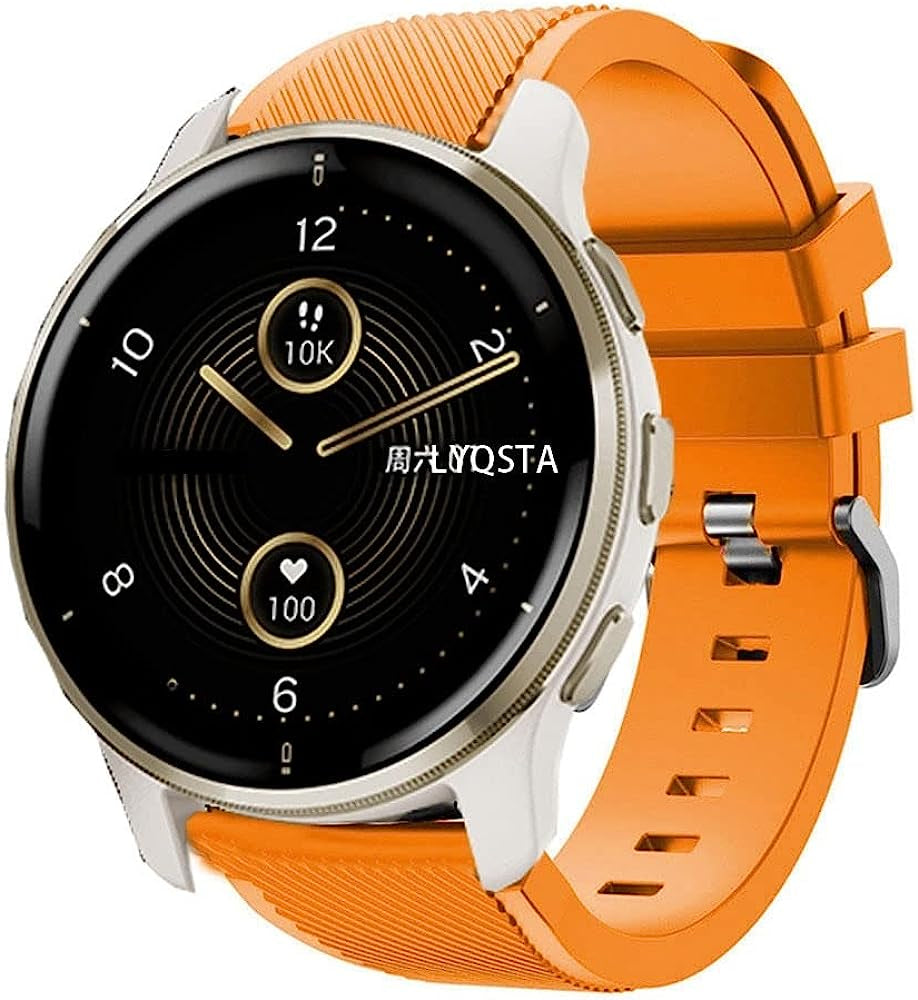 LKDJNC 20Mm Silicone Wrist Band for Garmin Forerunner 645 245/Vivoactive 3/Hr/Venu 2 plus Strap Replacement Smart Bracelet Accessories  LKDJNC   