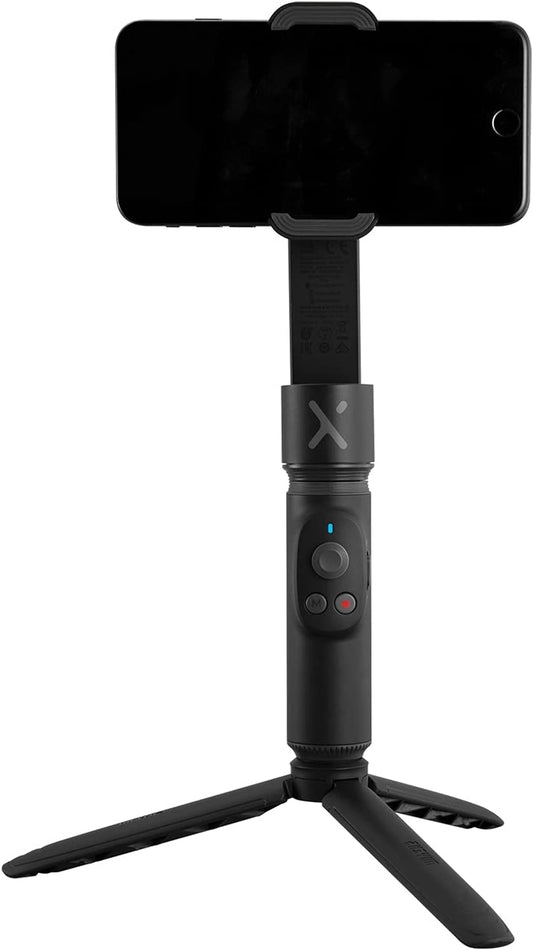 Zhiyun Smooth X Foldable 2-Axis Smartphone Gimbal Stabilizer for Iphone 13 12 11 Pro Xs Max Xr X 8 plus 7 6 SE Android Cell Phone Samsung Galaxy S21 Ultra Note10 S10 Black Google Pixel 6 Pro - Black  zhi yun   