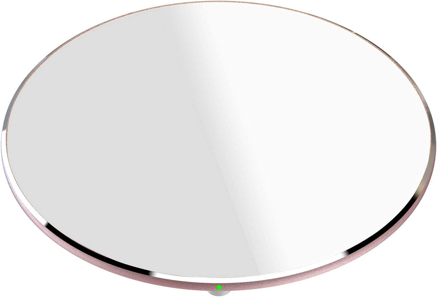 TOZO W1 Wireless Charger 10W Thin Aviation Aluminum Computer Numerical Control Technology Fast Charging Pad Black (NO AC Adapter)  TOZO Rose Gold S-90mm 