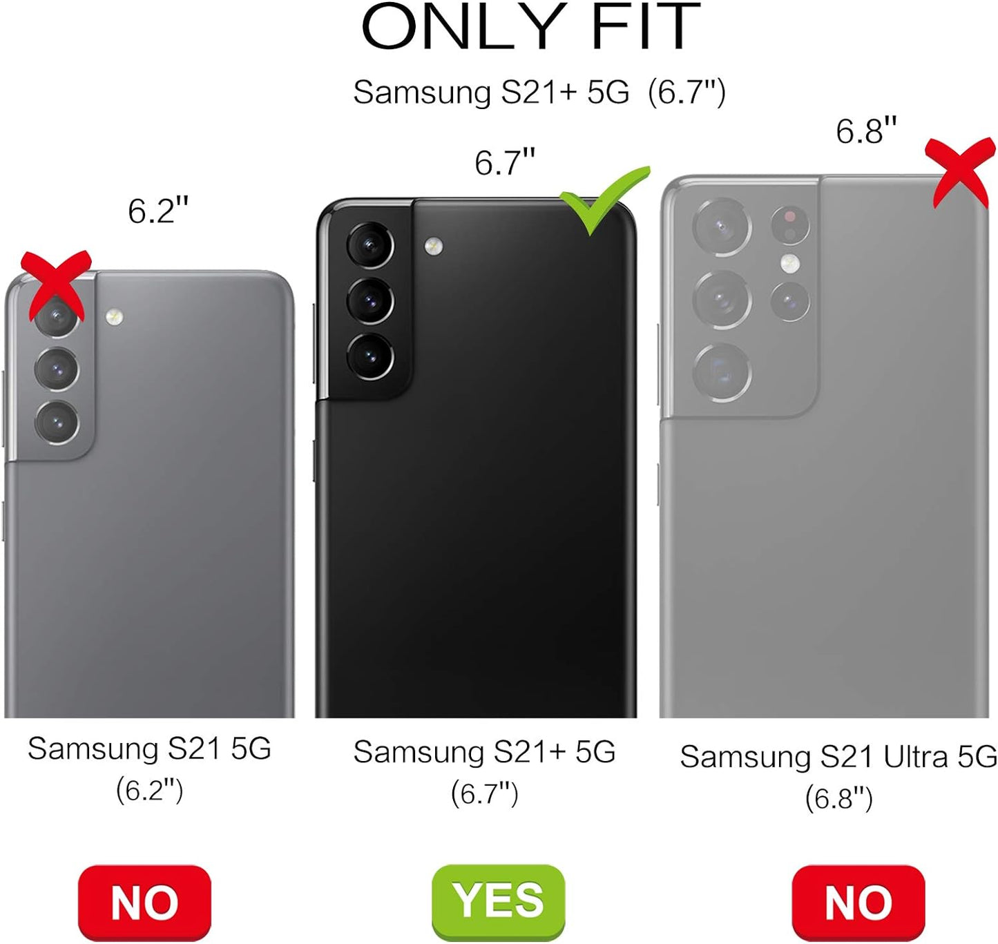 BENTOBEN Samsung Galaxy S21 plus Case 6.7", Sparkly Glitter Slim Phone Case with 360° Ring Holder Kickstand Car Mount Supported Dual Layer Protective Cover for Samsung Galaxy S21+ plus 5G 2021, Black  BENTOBEN   