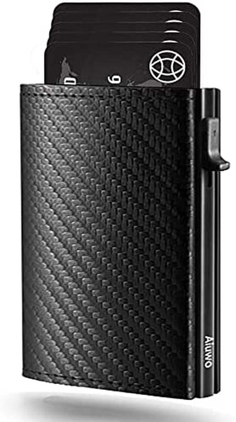 Aiuwo Mens Slim Wallet with Money Clip RFID Blocking Credit Card Holder Minimalist Wallet for Men with Gift Box  Aiuwo   