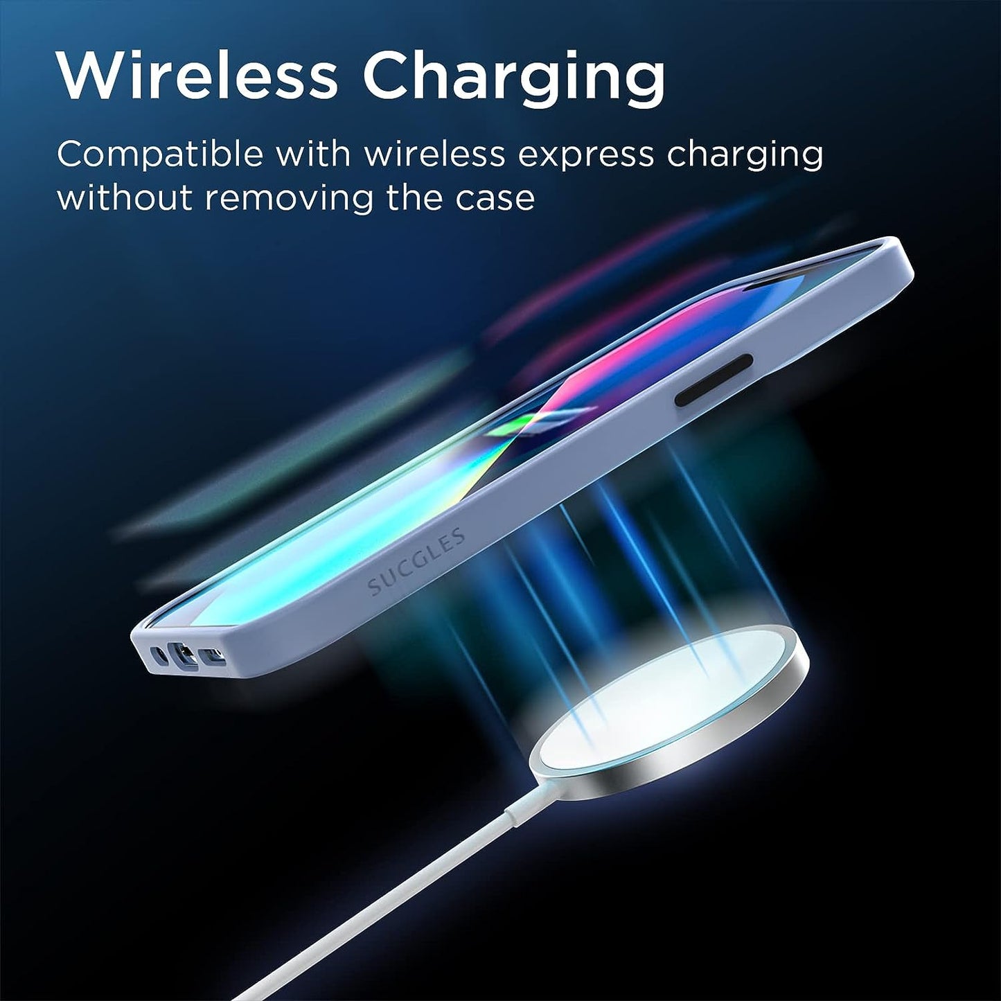 [2023 New] for Iphone 13 Pro Case Clear, [Non-Yellowing] [Military Drop Protection] Shockproof Bumper Slim Fit Phone Case Thin Cover for Apple 13Pro (6.1 In, Clear-Sierra Blue)  Gotrays Gavin LLC   