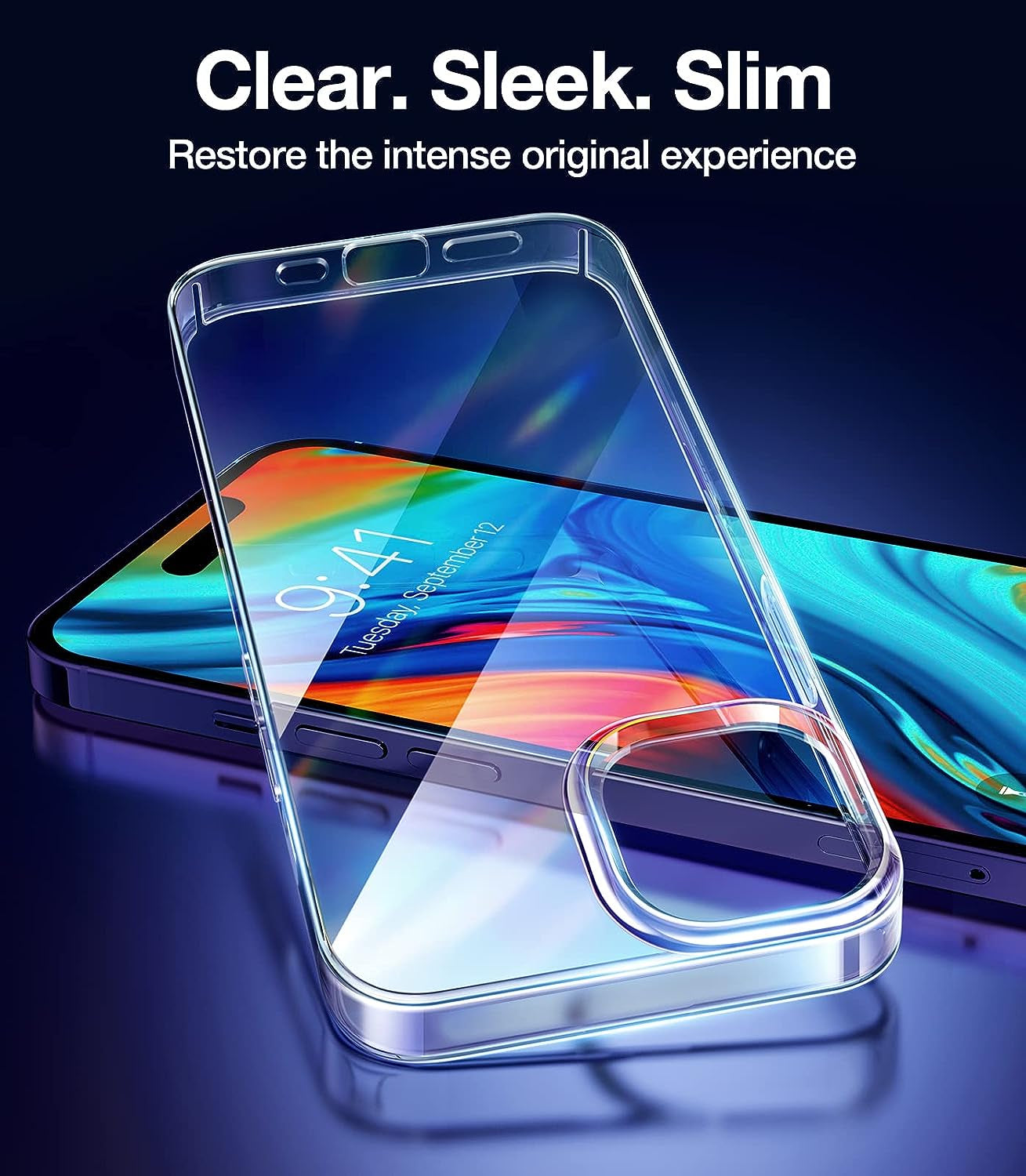 TORRAS Slim Fit Designed for Iphone 14 Pro Max Phone Case 6.7 Inch, Ultra-Thin 14 Pro Max Case 2022, Lightweight Hard PC Cover Phone Cases for Iphone 14 Pro Max Case Clear, Originfit  TORRAS   