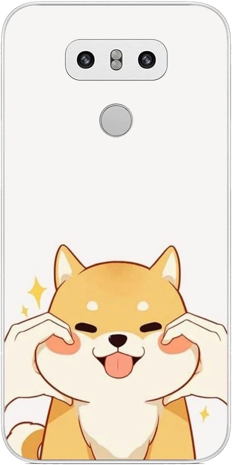 Compatible with LG G6 | LG G6+ | LG G6 plus Case Cute Cartoon Dinosaur 554 Kids Girls Women Man Soft Flexible TPU Silicone Phone Case Clear  PTGVCTA Cute Cartoon Dog 226  