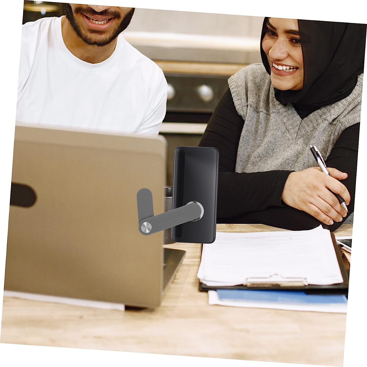 ULTECHNOVO 5Pcs Expand Mobile Phone Bracket Smartphone Stand Plastic Stand PC Laptop Side Mount Phone Holder Phone Holder for Laptop Magnetic Cell Phone Mount Monitor Phone Mount Abs  ULTECHNOVO   