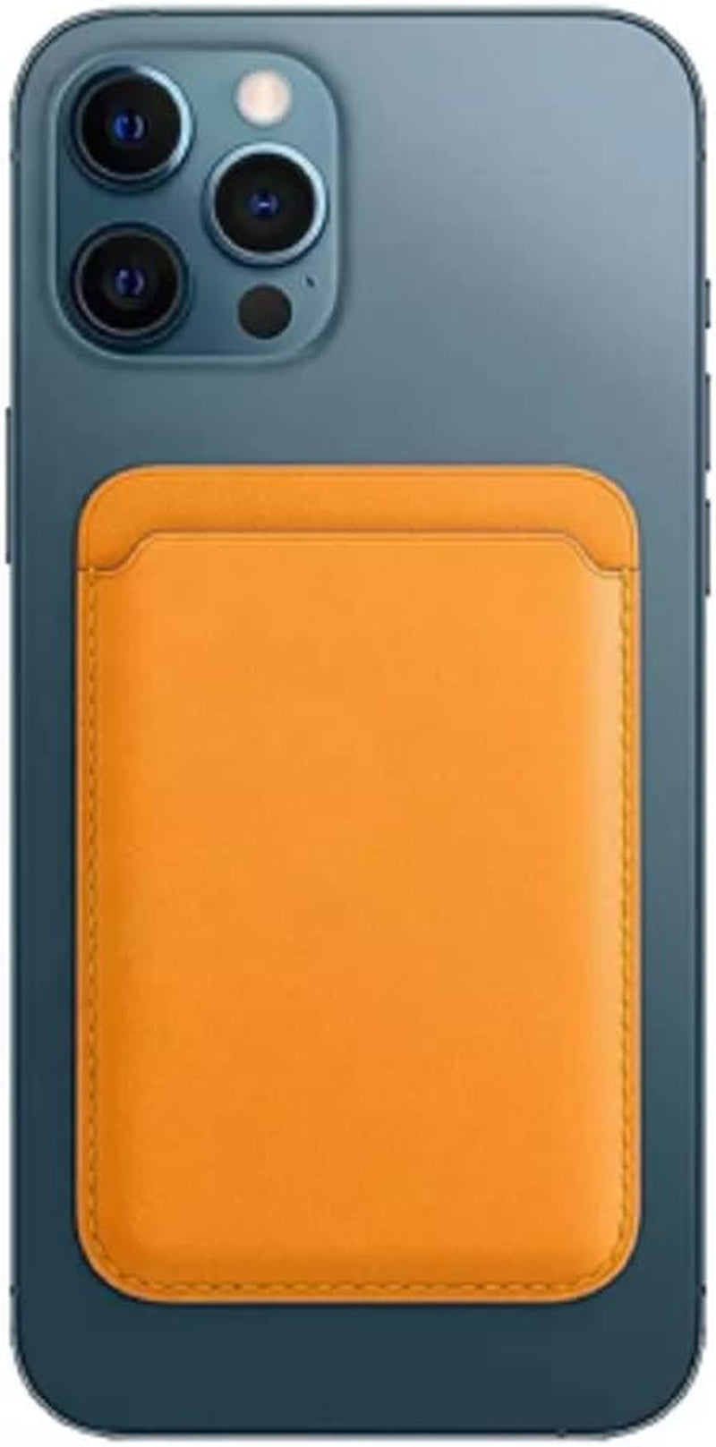 Lacase Magnetic Card Wallet Holder with Magsafe for Iphone 14 / 13 / 12 Series, (Black)…  Lacase Yellow  