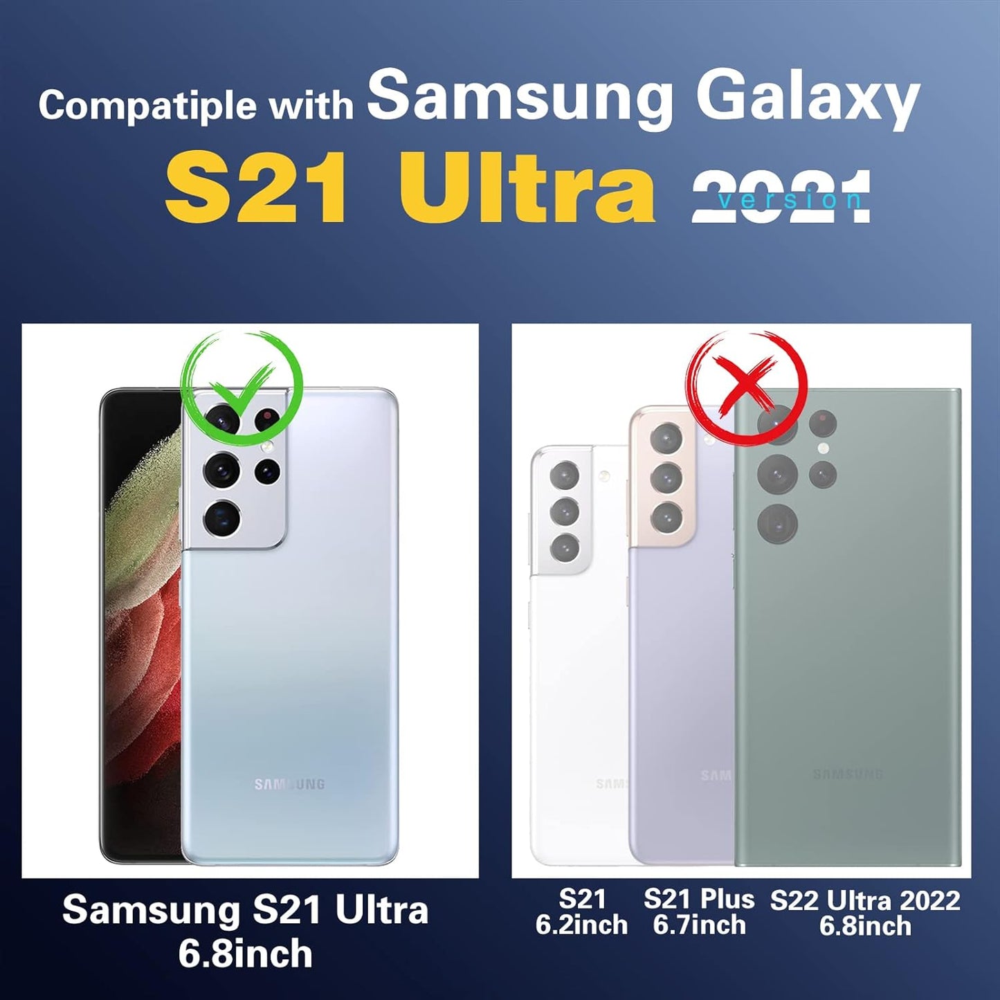 Oterkin for S21 Ultra Case 5G,Samsung Galaxy S21 Ultra Case with [2 X 9H Lens Protectors][Adjustable Ring Kickstand] Shockproof Anti-Scratch Heavy Duty Phone Case for Galaxy S21 Ultra (Pink)  Oterkin   