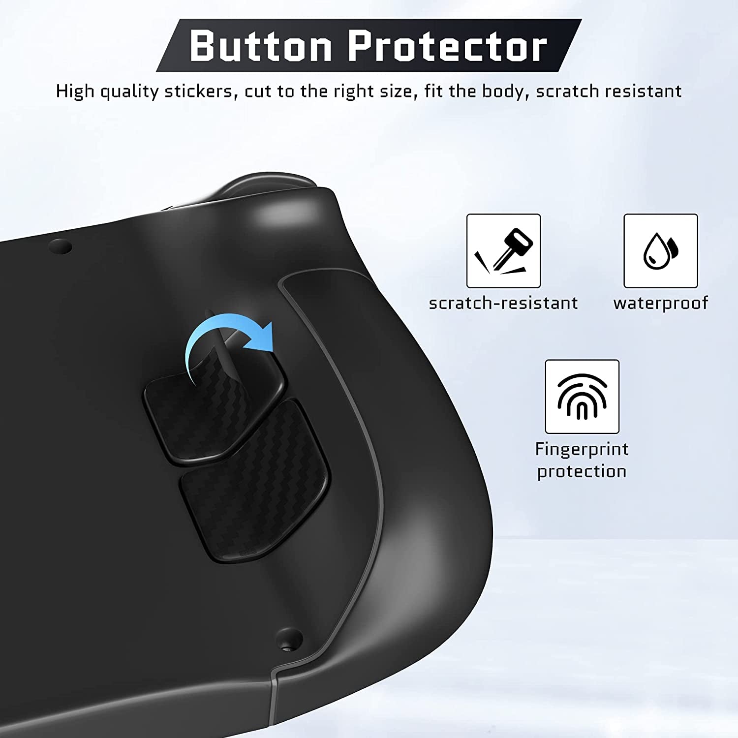 16 Pack - RHOTALL Dust Proof Kit for Steam Deck, Protective Accessories for Steam Deck with Protective Sticker, Dust Plugs, Dust Cover, Rocker Caps  RHOTALL   