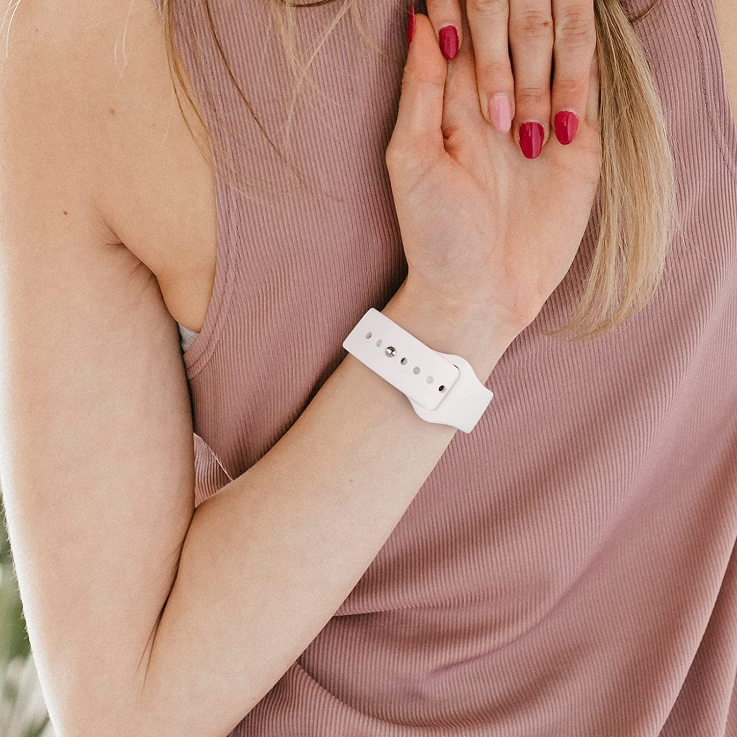 4 PACK Bands for Garmin Venu / Venu Sq / Vivoactive 3 Watch Band, 20Mm Adjustable Soft Silicone Sport Replacement Wristband Strap for Garmin Venu Sq, Vivoactive 3 Music, Forerunner 645 / 245 Music, Samsung Galaxy Watch 4  Wanme   