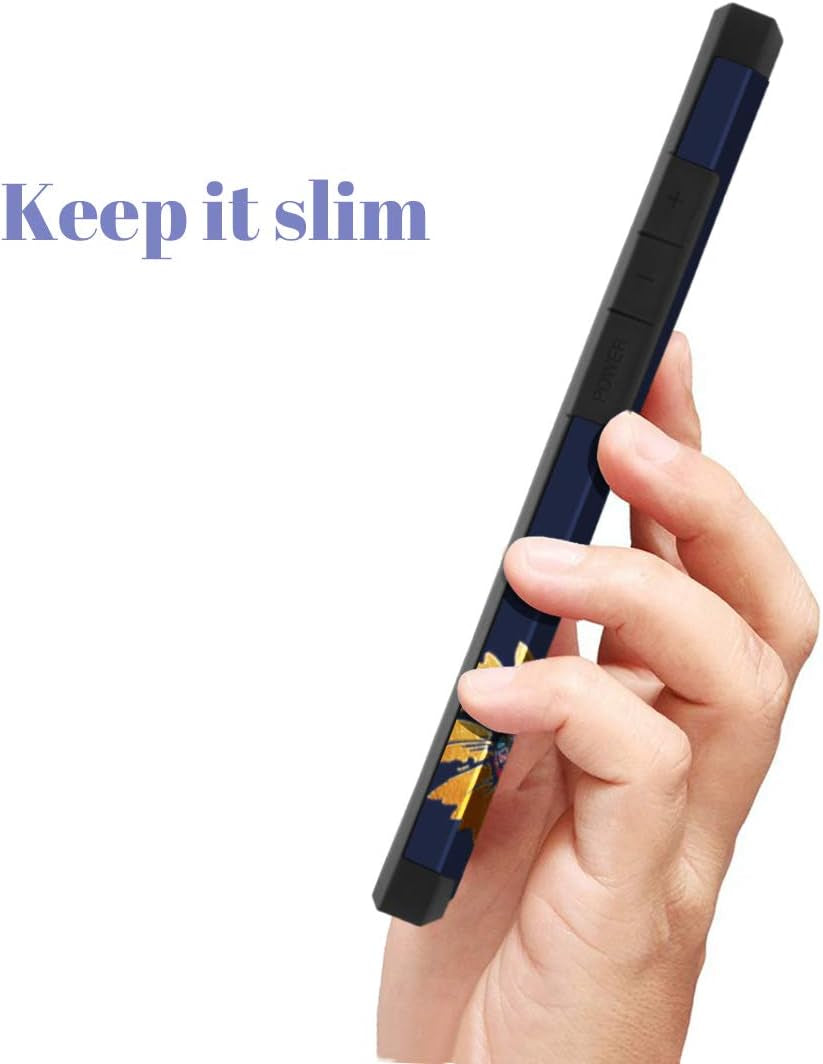 Casewind Samsung Note 20 Case, Samsung Galaxy Note 20 Case Sunflower Shiny 2 in 1 Hard PC & Soft Silicone Hybrid Shockproof Anti-Scratch Rugged Bumper Protective Cover Galaxy Note 20 Case 5G,Navy Blue  Casewind   