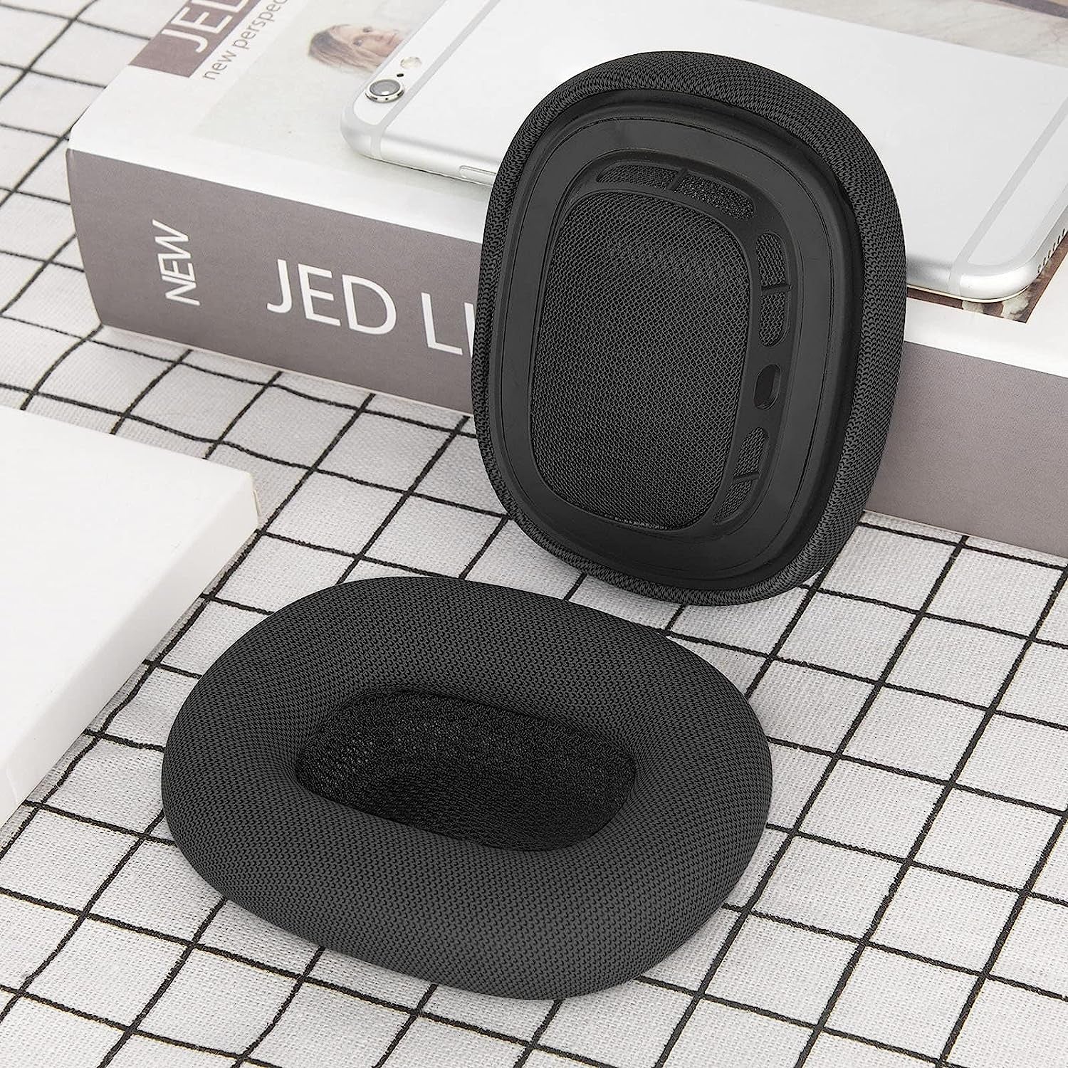 Geekria Quickfit Replacement Ear Pads for Airpod MAX Headphones Earpads, Headset Ear Cushion Repair Parts (Black)  GEEKRIA   