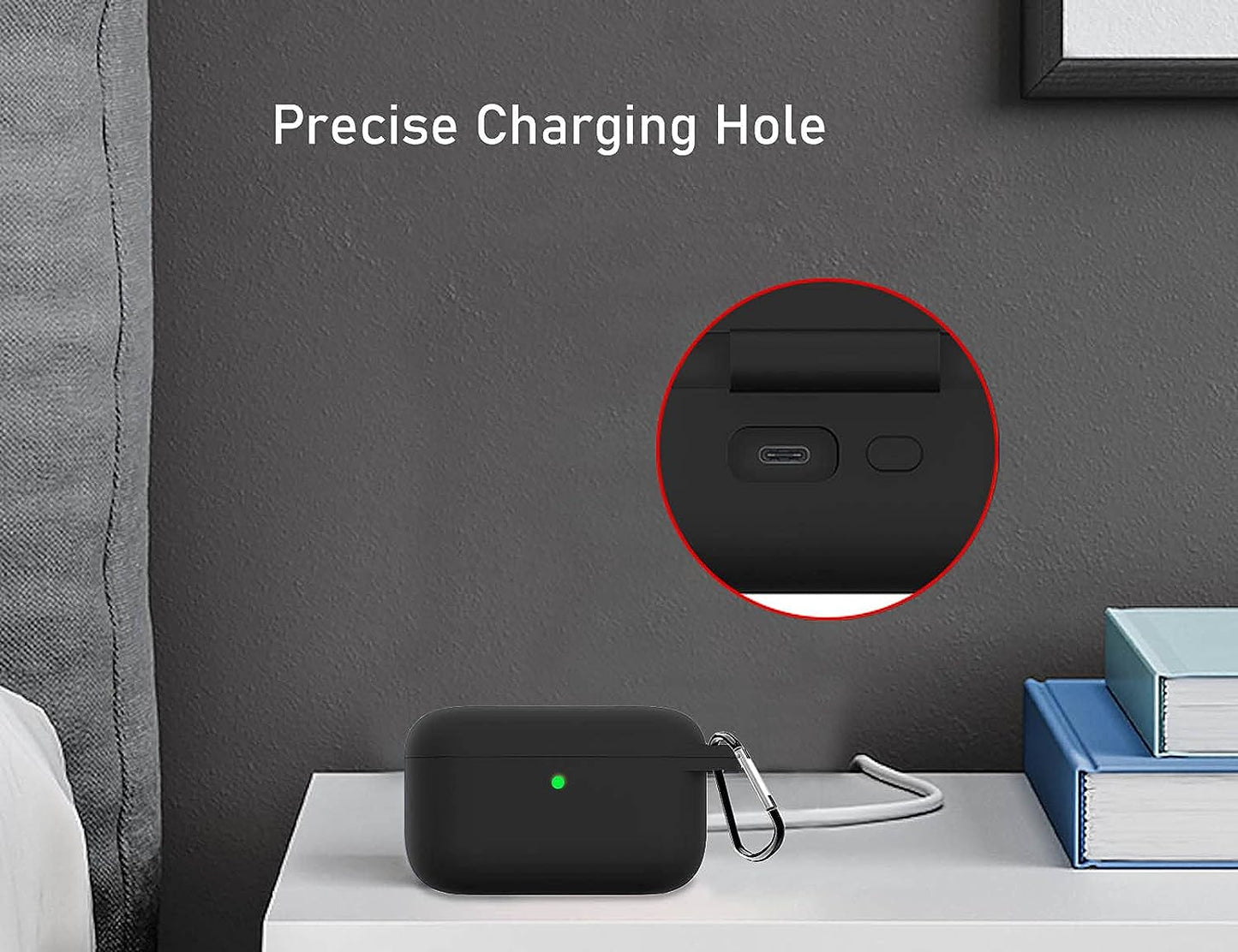 LEFXMOPHY Case Cover Replacement for 3Cho Buds (2Nd Gen) / 2 Generation Wireless Earbuds, Black Silicone Protective Skin  LEFXMOPHY   