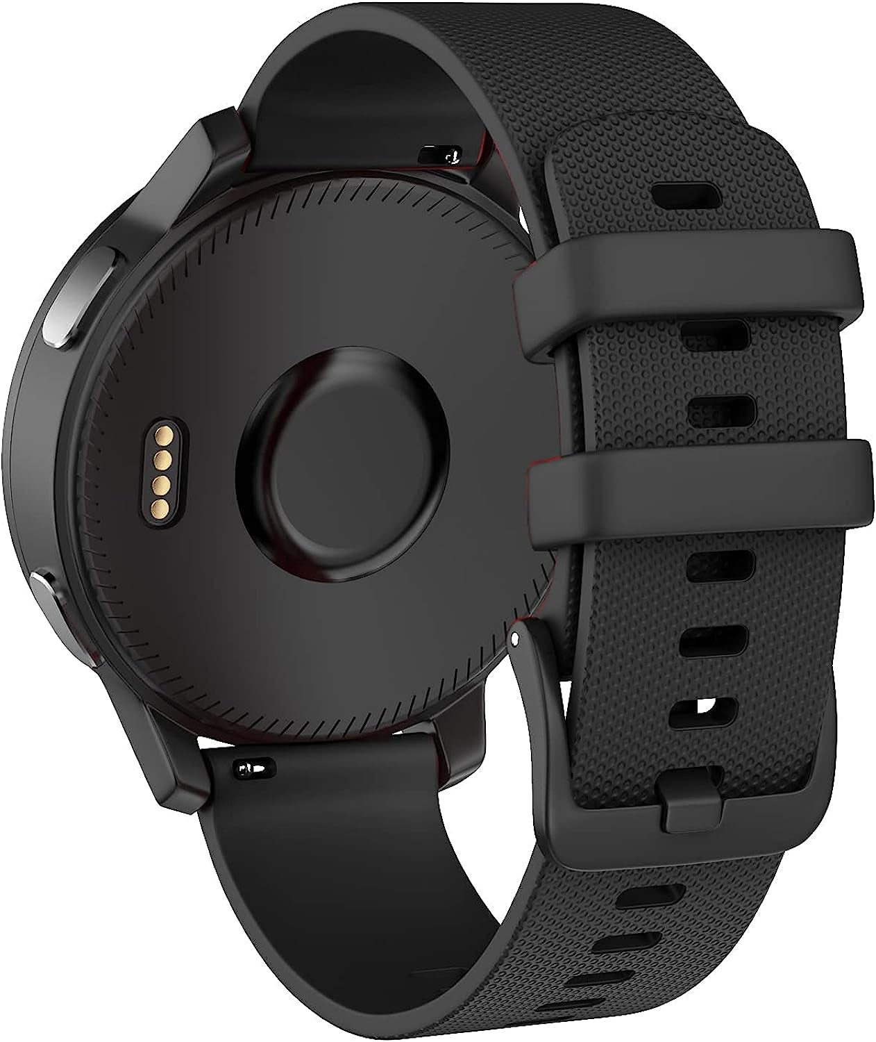 OVERSTEP Vivoactive 4 Watch Band, 22Mm Soft Silicone Bands for Garmin Darth Vader/First Avenger/Polar Vantage M/Samsung Galaxy Watch 3 45Mm/Galaxy Watch 46Mm/Gear S3 Frontier/Gear S3 Classic  OVERSTEP   