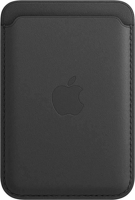 Apple Leather Wallet with Magsafe (For Iphone) - Black (Previous Version, without Find My)  Apple   