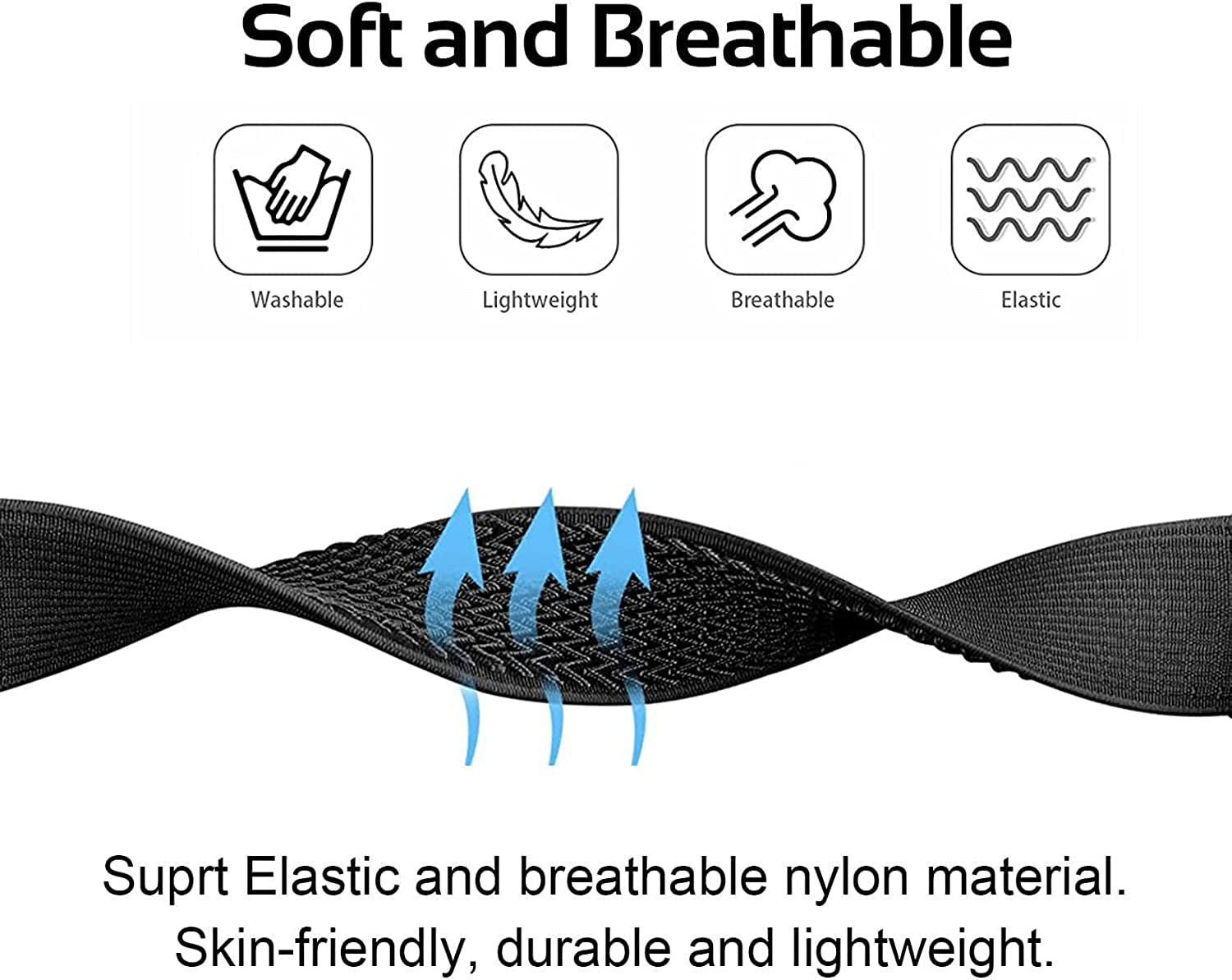 Olytop Elastic Watch Bands for Garmin Instinct/2 Solar, 22Mm Soft Stretchy Nylon Ultra-Light Wristband Replacement Strap Men Women for Garmin Instinct Tactical/Esports/Solar/Tide Smartwatch  Olytop   