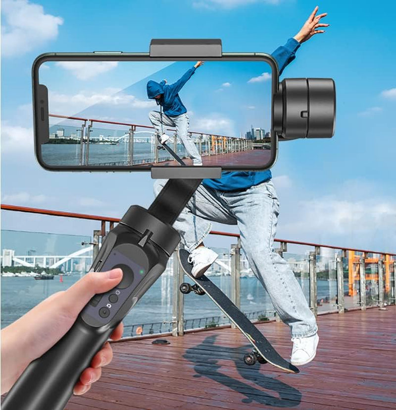 3 Axis Gimbal Stabilizer for Smartphone with Tripod,Foldable Phone Gimbal for Android and Iphone 14 PRO MAX, Stabilizer for Video Vlog Live Streaming  LinaStore   