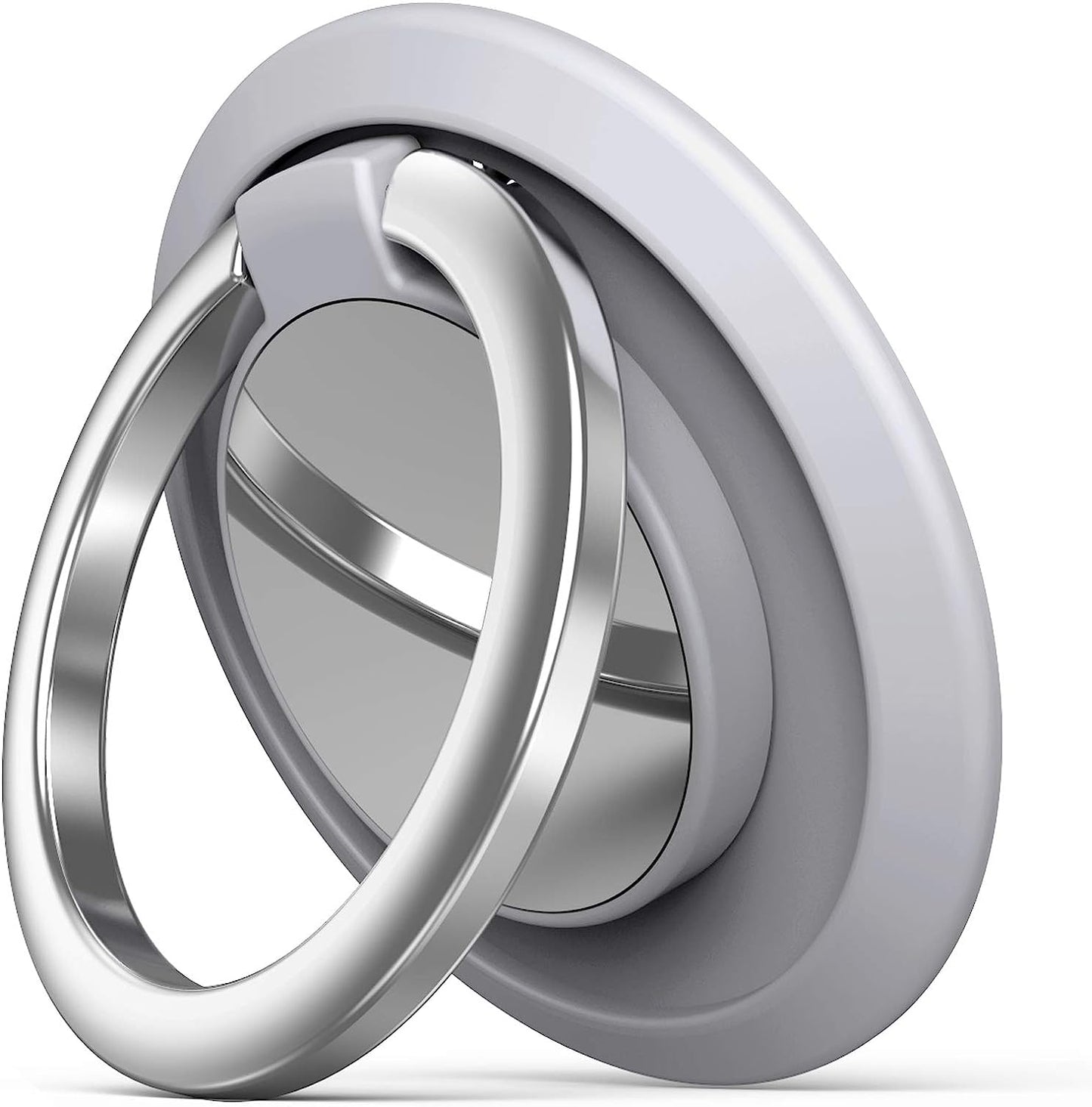 2 Pcs Phone Ring Holder Finger Kickstand, Cell Phone Ring Holder Finger Grip 360 Degree Rotation (Lilac)  YINHEXI Silver  