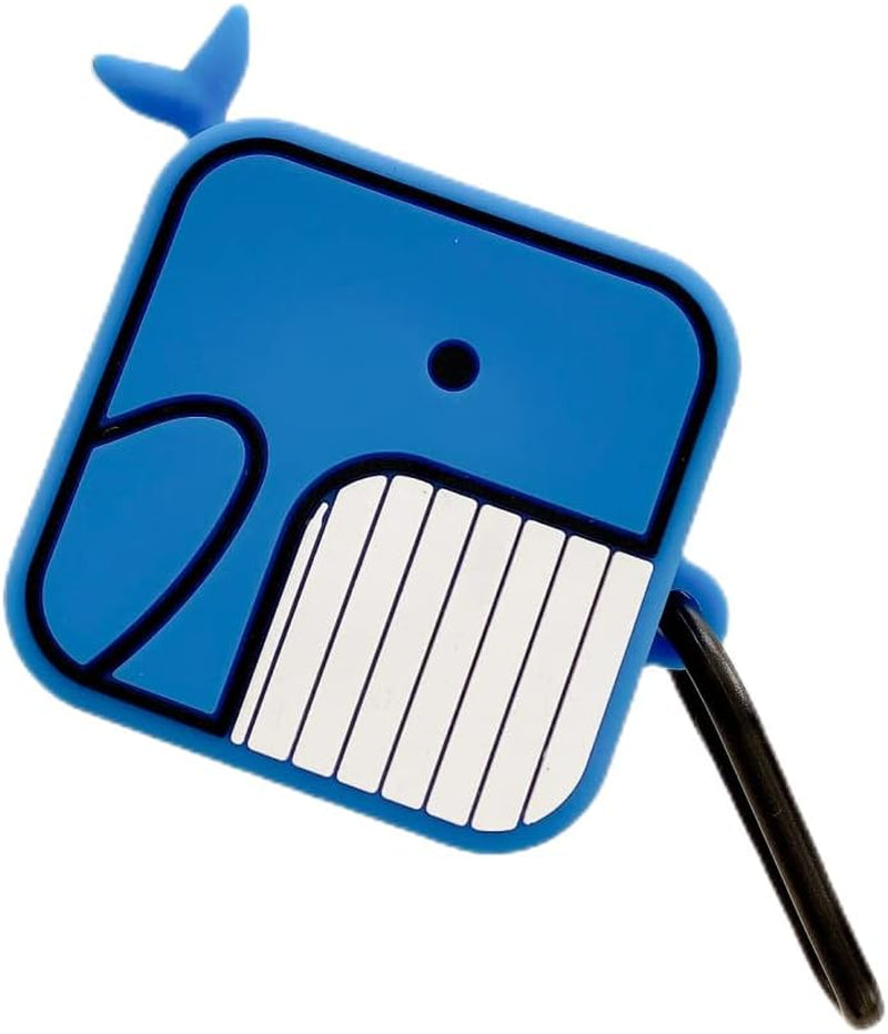 Aikeduo Secure Lock Case for Samsung Galaxy Buds Live Case Shock-Absorbing Cute Fish Pattern Design Protective Cover Silicone Shell Boys Girl Protective Case  AiKeDuo Blue Fish Galaxy Buds 2 Pro 