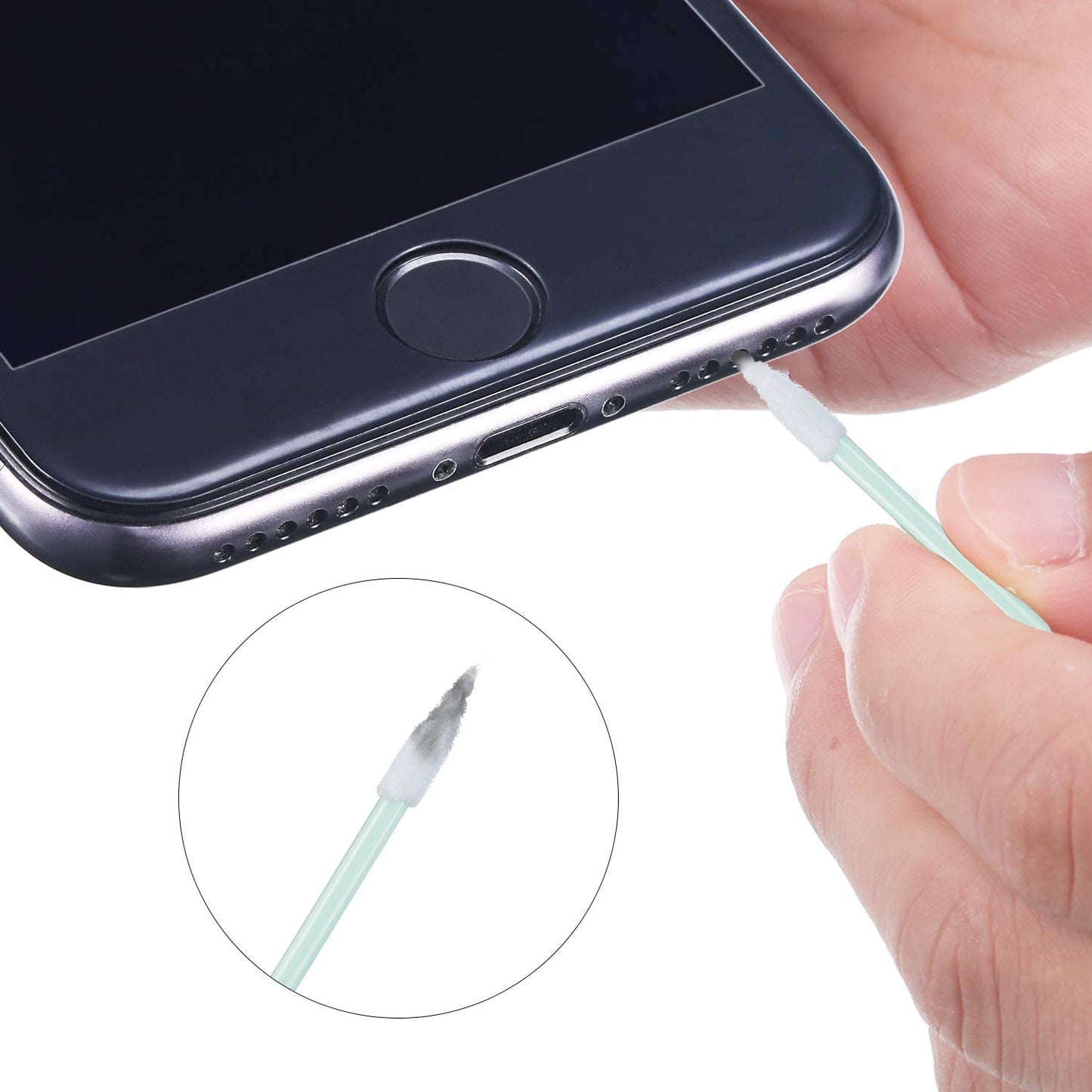 Tatuo Metal anti Dust Plugs Compatible with Iphone 14/13/ 12/13 Pro Max, Included Phone Charger Port Plug Cleaning Brush Kit, Cell Phone Speaker Receiver Cleaning Brushes Set, 16 Pieces  Tatuo   