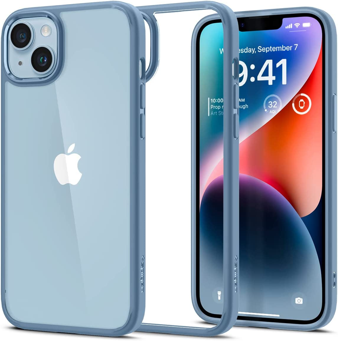 Spigen Ultra Hybrid Designed for Iphone 14 Case (2022) - Navy Blue  Spigen Sierra Blue  