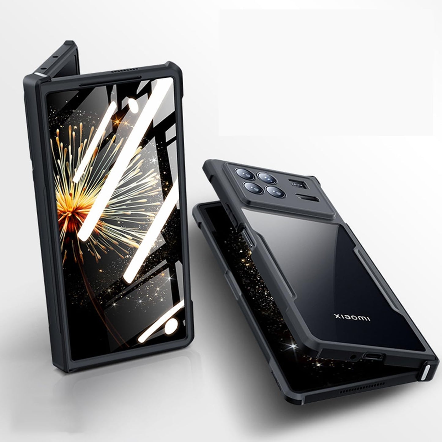 Ltezixal Case Compatible with Xiaomi Mix Fold 3, [Droproof] [Sweat-Proof] [Fingerprint-Proof] Shockproof Protective Phone Case Fits Xiaomi Mix Fold 3,Black  Ltezixal   