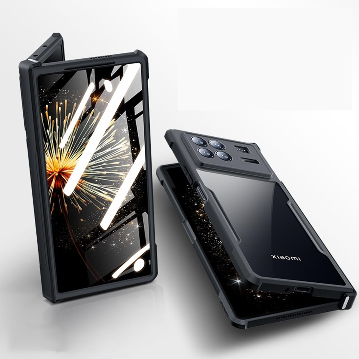 Ltezixal Case Compatible with Xiaomi Mix Fold 3, [Droproof] [Sweat-Proof] [Fingerprint-Proof] Shockproof Protective Phone Case Fits Xiaomi Mix Fold 3,Black  Ltezixal   