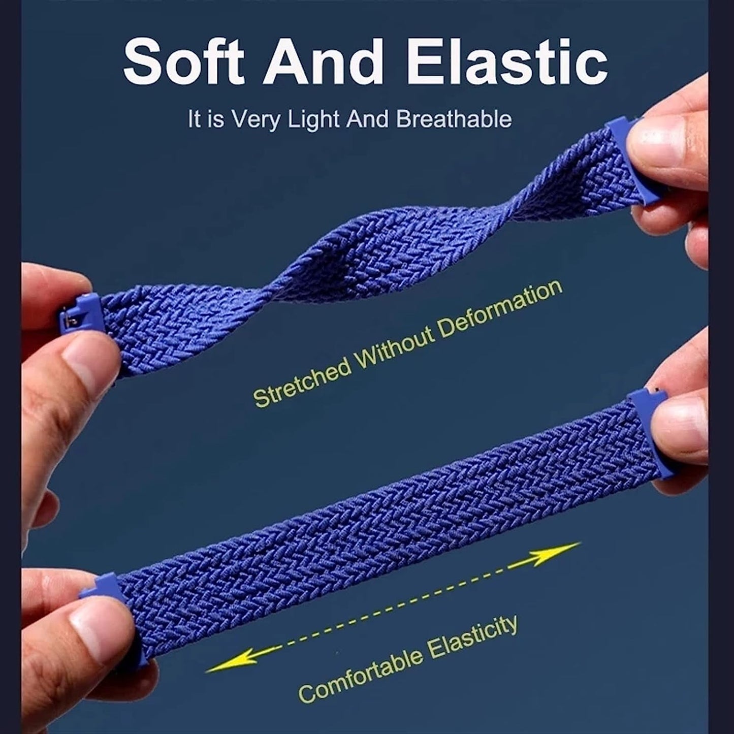 ZLAST Watch Band for Samsung Galaxy Watch 3 41/45/46/42Mm Active 2 Braided Solo Loop Fabric Bracelet for Huawei Watch Gt 2 Strap 20/22Mm  ZLAST   