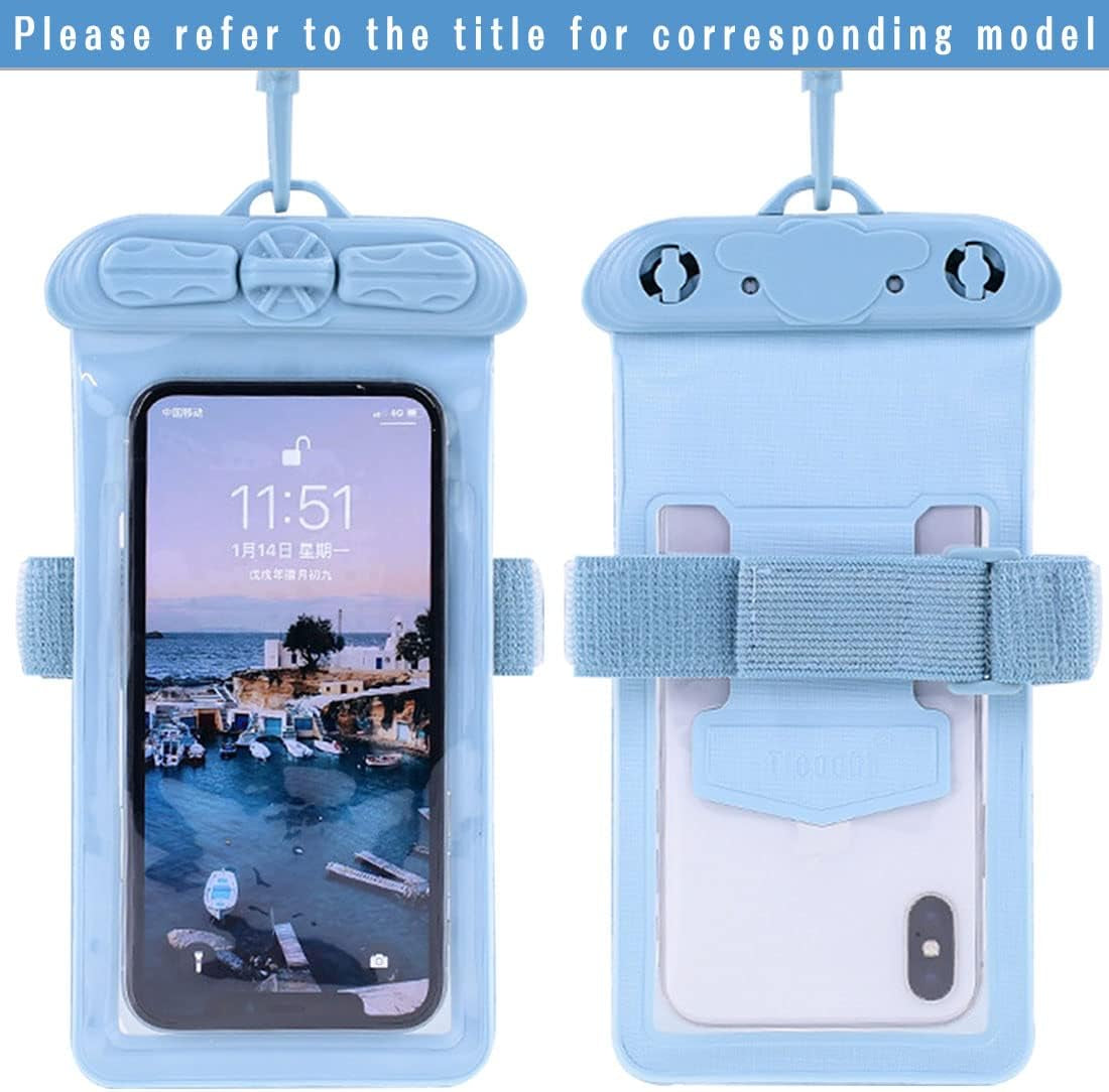 Vaxson Phone Case, Compatible with LG G7 Fit Fit+ Waterproof Pouch Dry Bag [ Not Screen Protector Film ] Blue  compatible with LG G7 Fit Fit+   