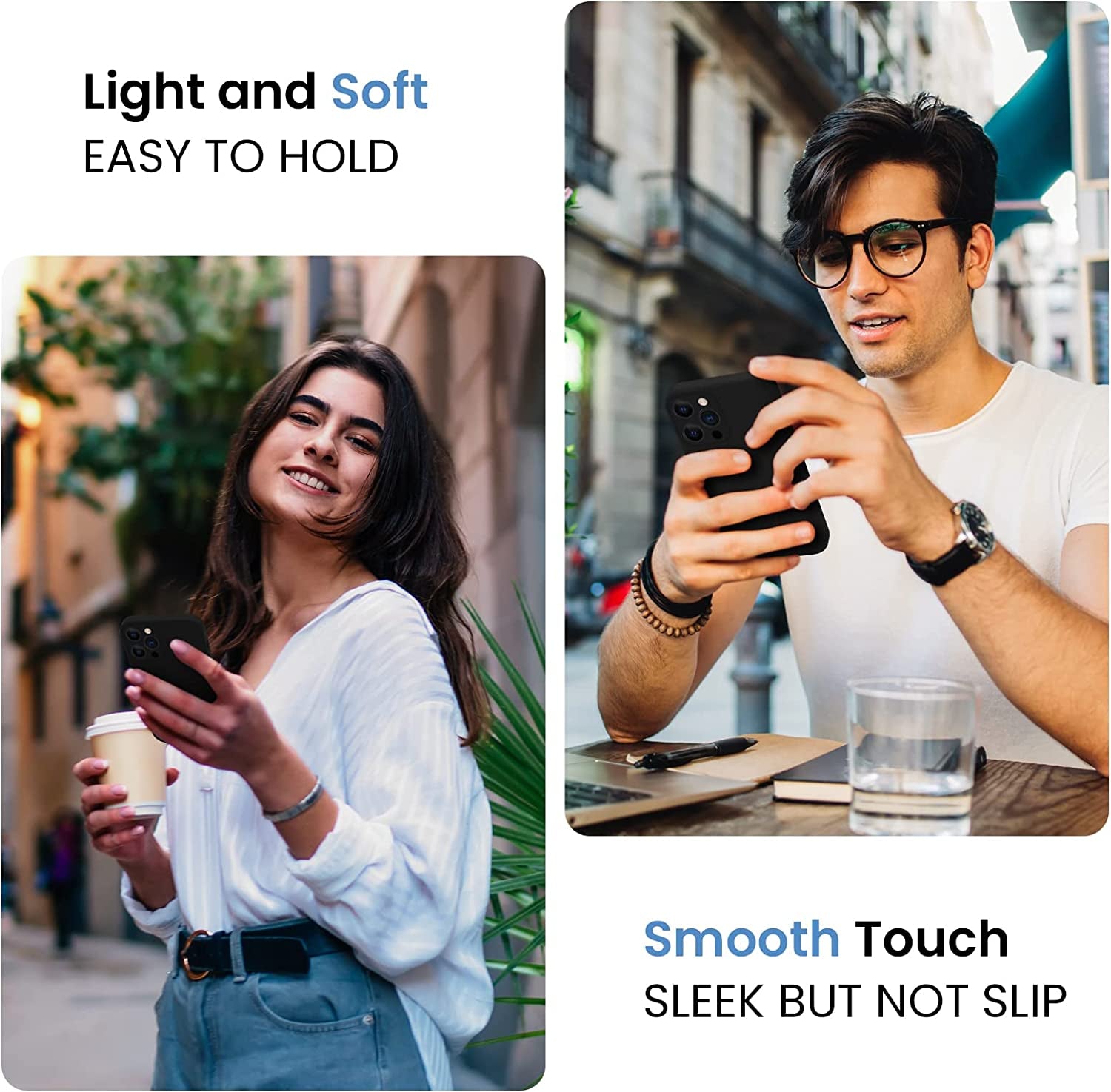 Firenova for Iphone 14 Pro Case, Silicone Upgraded [Camera Protection] Phone Case with [2 Screen Protectors], Soft Anti-Scratch Microfiber Lining Inside, 6.1 Inch, Black  FireNova   