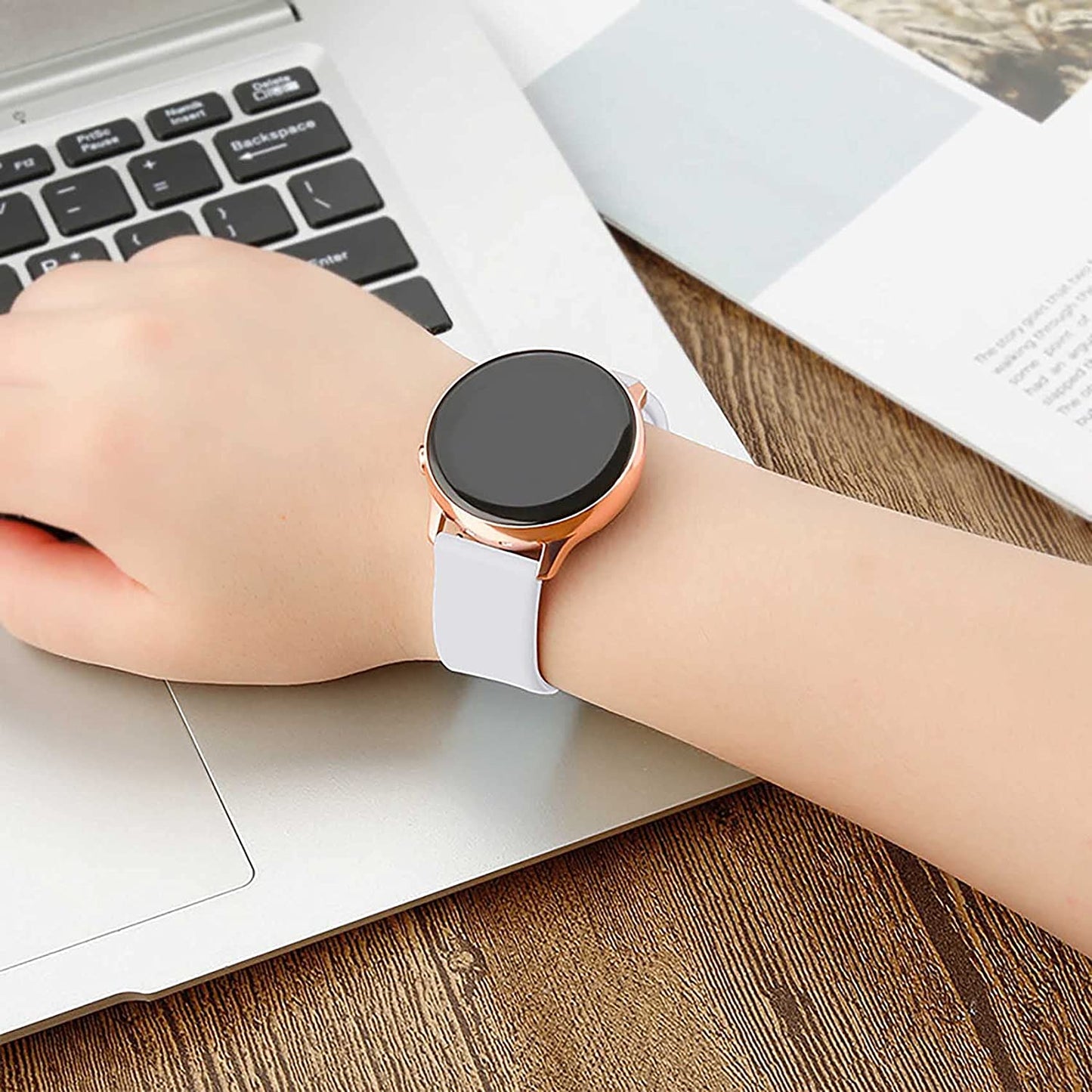 13 Pack Bands Compatible with Samsung Galaxy Watch 4 40Mm 44Mm/Galaxy Watch 4 Classic, Galaxy Watch 5 /Galaxy Watch 5 Pro 45Mm, Galaxy Active 2 Watch Bands, 20Mm Soft Silicone Replacement Straps for Women Men  Suremita   