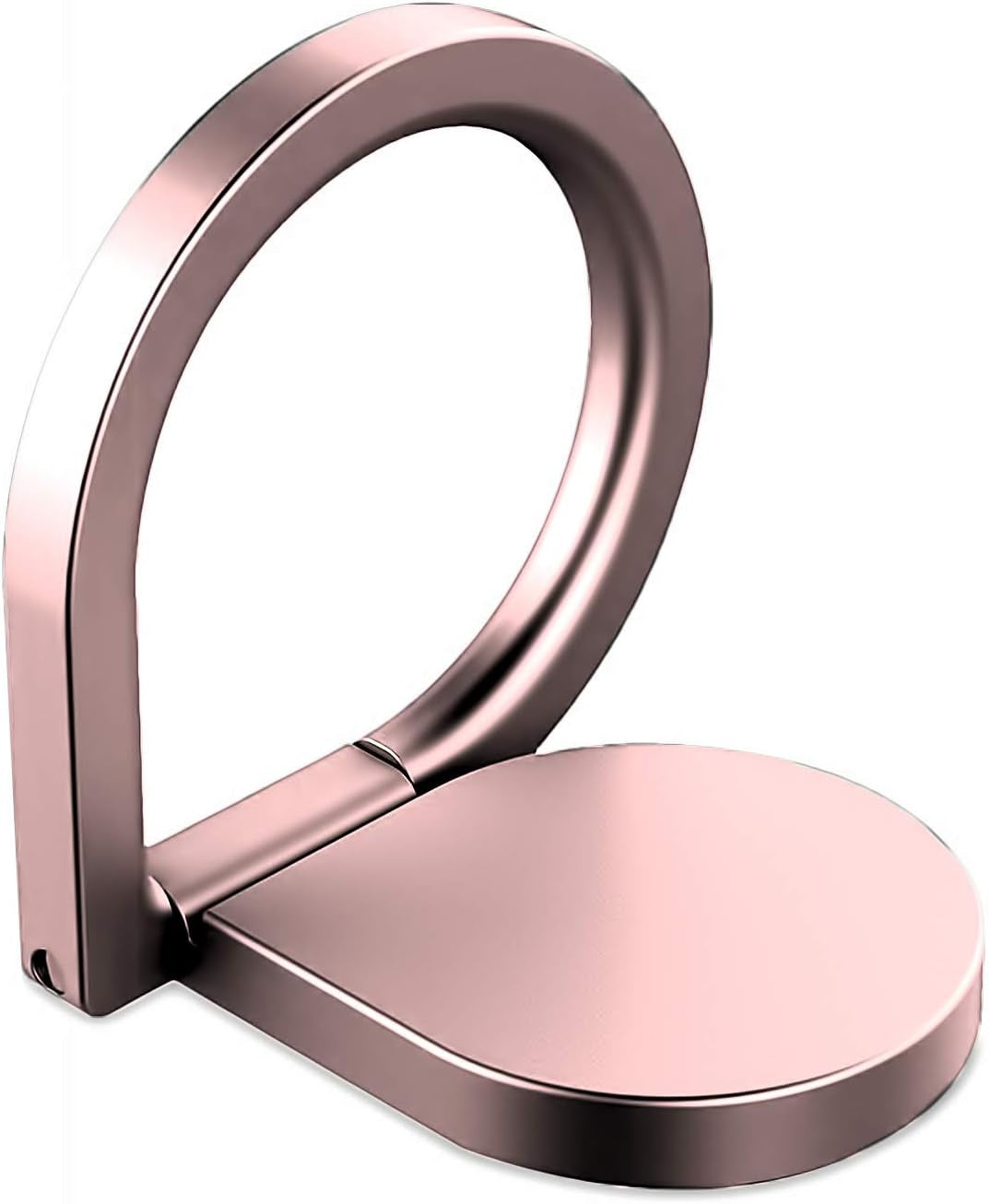 Finger Ring Stand, 360 Rotary Cell Phone Holder Finger Loop Grip Mount Universal Smartphone Kickstand,Ieugen Compatible with Iphone 14/Iphone 13/Galaxy S23/Galaxy S22/Galaxy  iEugen rosegold  