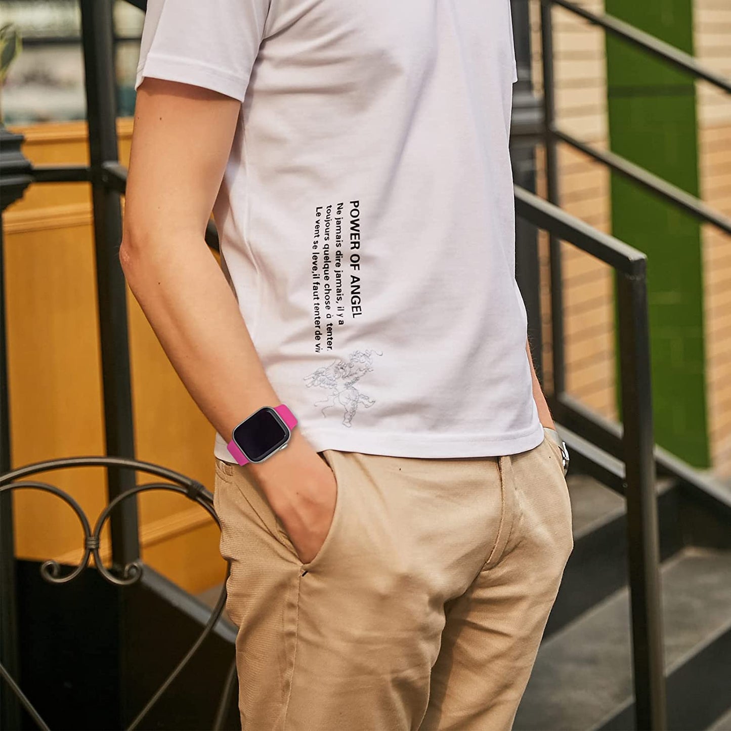 Cindgress Sport Bands Compatible with 42Mm 44Mm 45Mm 41Mm 38Mm 40Mm Apple Watch Bands for Women Men,Compatible with Soft Silicone Apple Watch Series 6 Bands for Women Men Series SE 8 7 6 5 4 3 2 1 Pack  Cindgress   