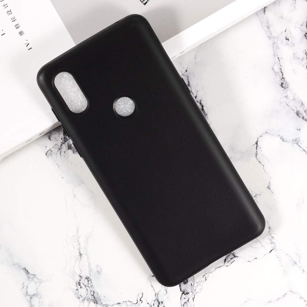 Shantime Xiaomi Mi Mix 3 Case, Scratch Resistant Soft TPU Back Cover Shockproof Silicone Gel Rubber Bumper Anti-Fingerprints Full-Body Protective Case Cover for Xiaomi Mi Mix 3 (Black)  Shantime   