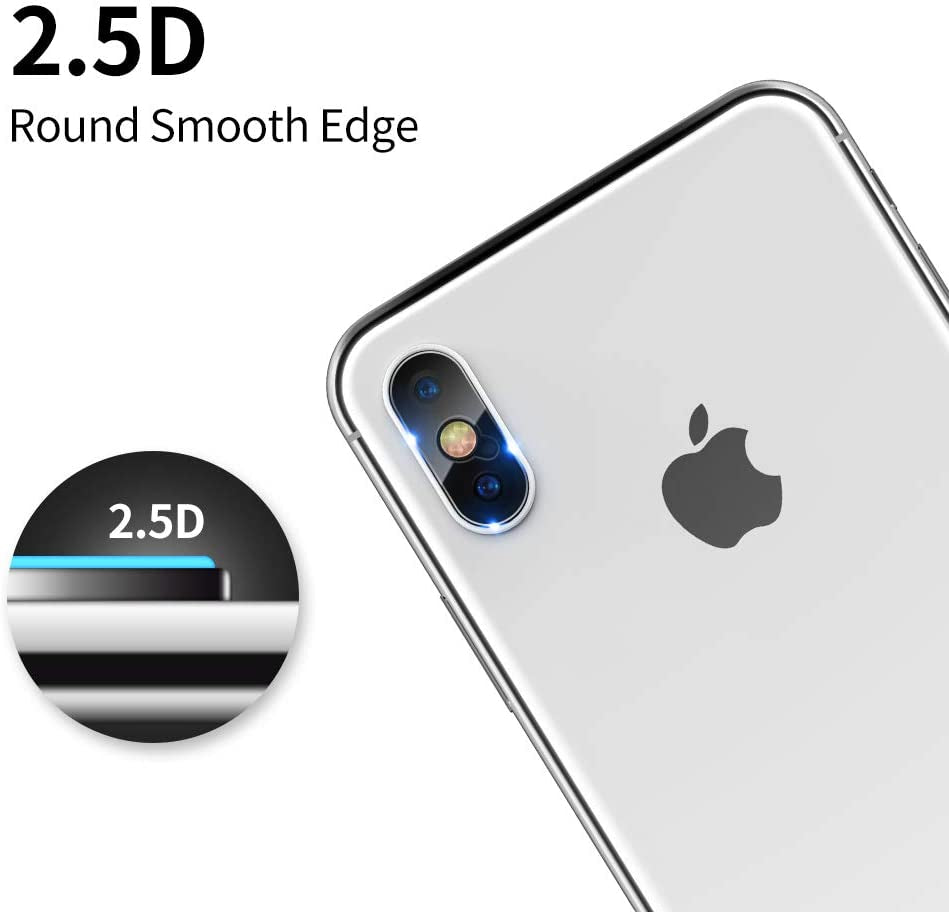 Tensea Back Camera Lens Protector Apple Iphone Xs Max/Xs/X Tempered Glass Film Screen Protector, Anti-Scratch, Anti-Fingerprint, Ultra Thin, High Definition, 4 Pack  Tensea   