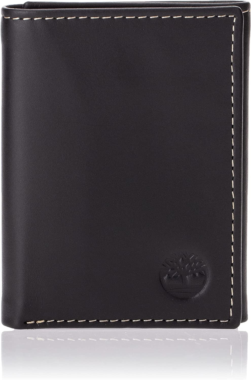 Timberland Men'S Leather Trifold Wallet with Id Window  Timberland Accessories Black (Hunter) One Size 