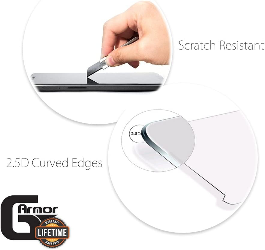 G-Armor 2 Pack Screen Protector for Iphone 8, Iphone 7, Iphone 6S and Iphone 6 - Tempered Glass Screen Saver, Phone Case Friendly, Lifetime Replacement, Protective Screen Cover for 4.7 Inch Iphones  G-Armor   