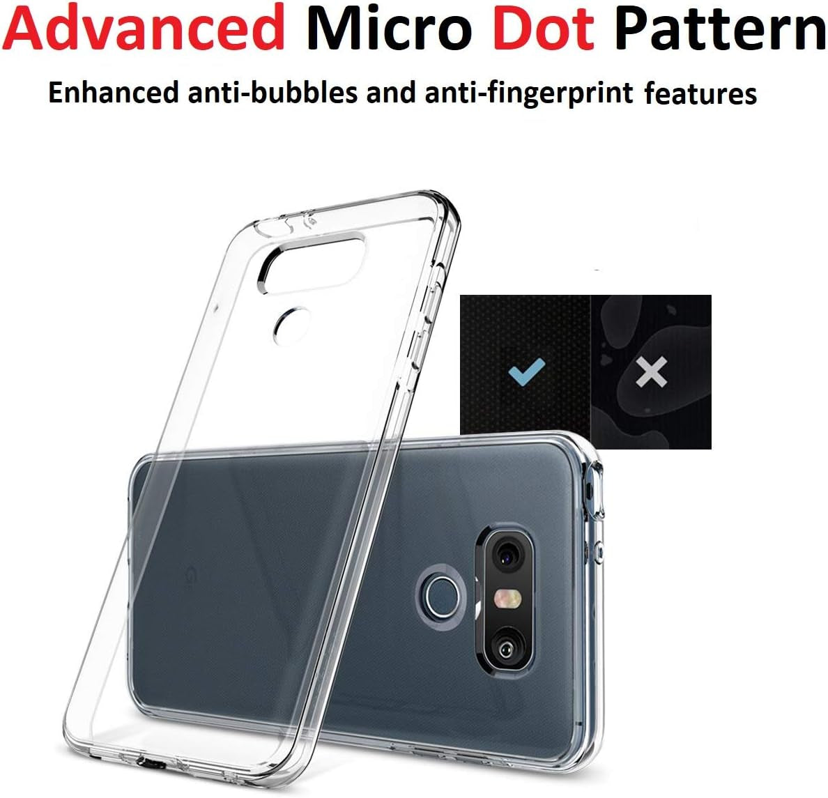 Vultic Clear Case for LG G6, Soft Slim Fit Shockproof TPU Lightweight Thin Transparent Cover  Vultic   