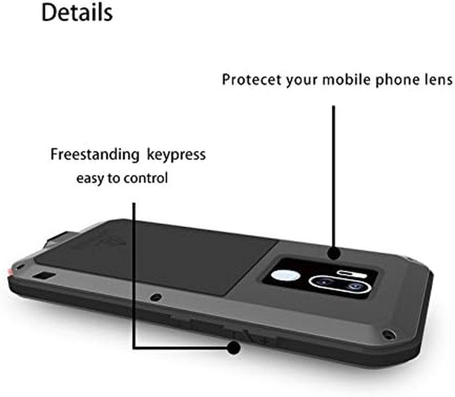 Love MEI Aluminum Metal Case for LG G7 Cover Powerful Armor Shockproof Life Waterproof Case for LG G7 (White)  China   