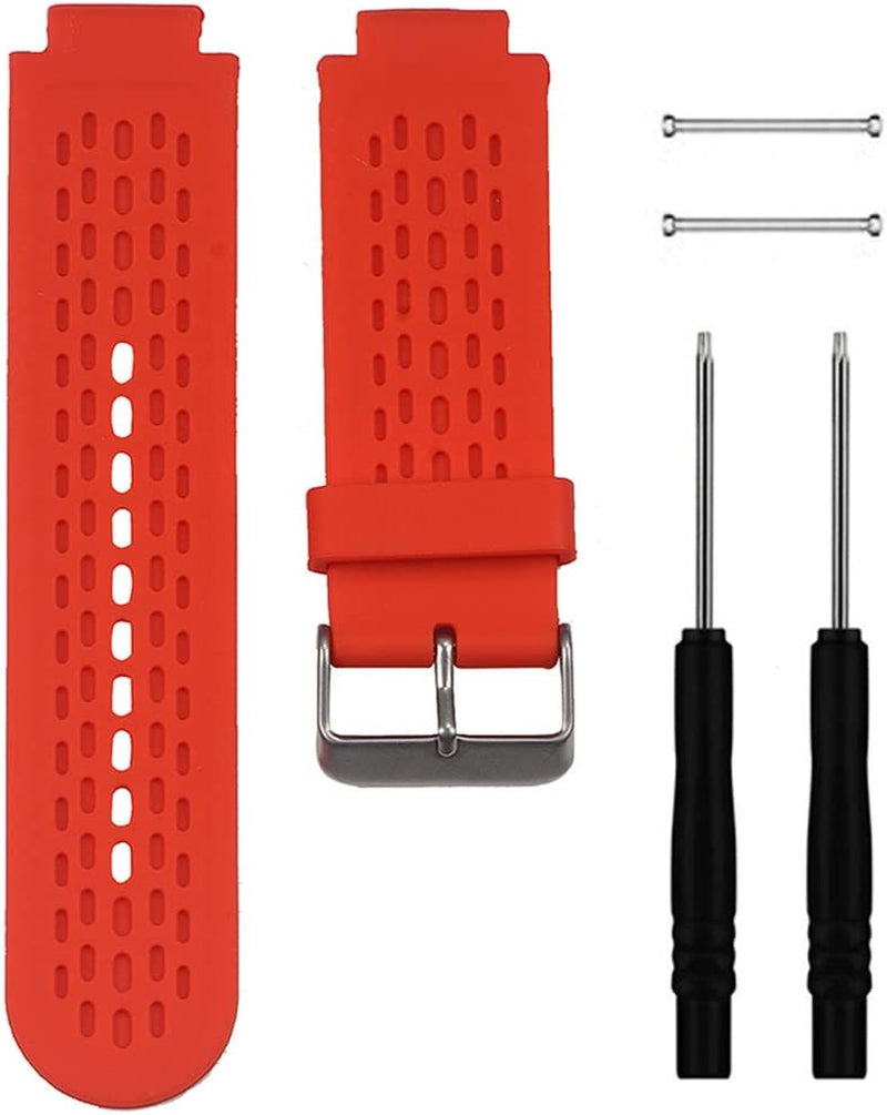 Band for Garmin Approach S2 / S4, Soft Silicone Replacement Watch Band Strap for Garmin Approach S2 / S4  QGHXO Red  