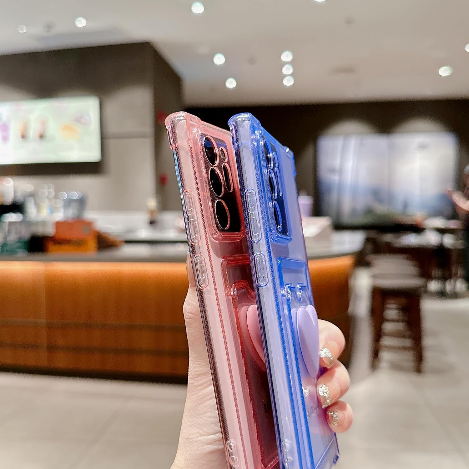 Tuokiou Compatible with Samsung Galaxy Note 20 Ultra Phone Case,Cute 3D Heart Design Phone Case Protection Soft Shockproof Card Holder Wallet Case for Galaxy Note 20 Ultra 6.9 Inch (Black)  Tuokiou   