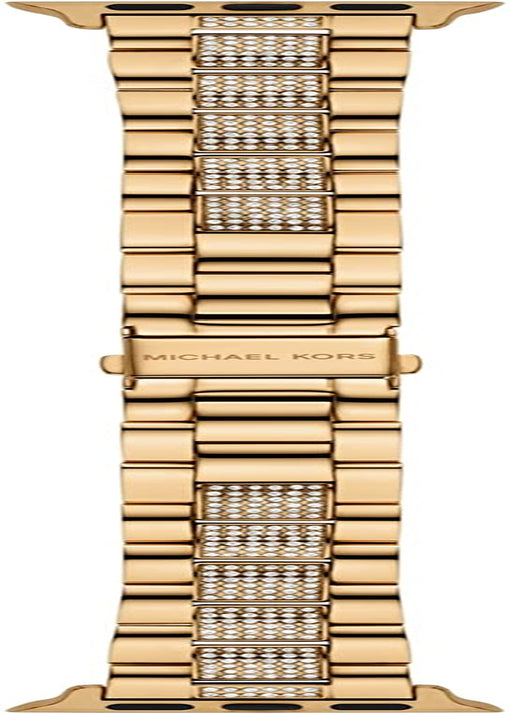 Michael Kors Interchangeable Watch Band Compatible with Your 38Mm/40Mm/41Mm Apple Watch- Stainless Steel Bracelet Bands for Apple Watch Series 8/7/6/5/4/3/2/1/SE  Michael Kors Gold Gitz  