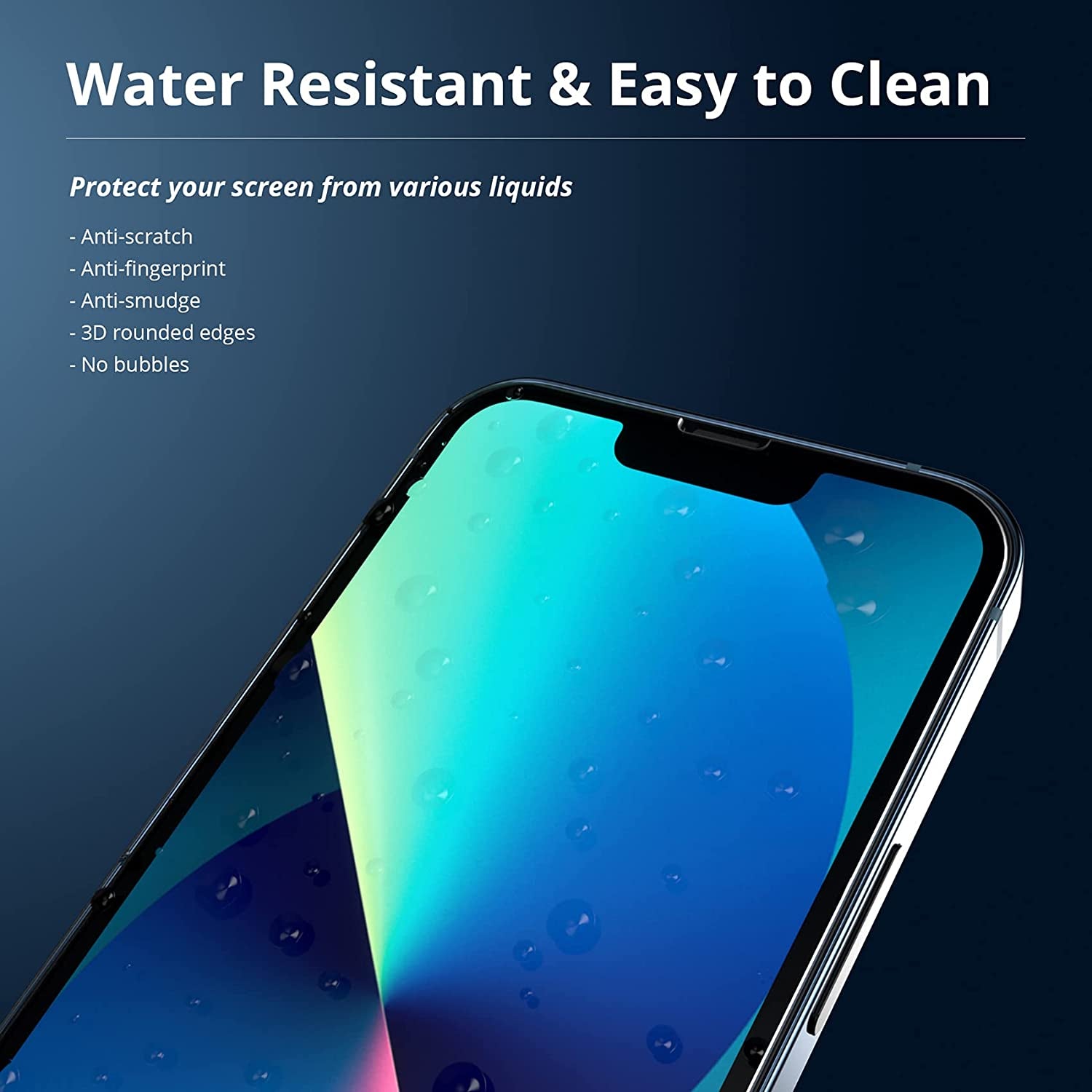 XYYZYZ 3 Pack Compatible for Iphone 14 Screen Protector, for Iphone 13/13 Pro HD Tempered Glass Film Case Friendly [6.1 Inch]  XYYZYZ   