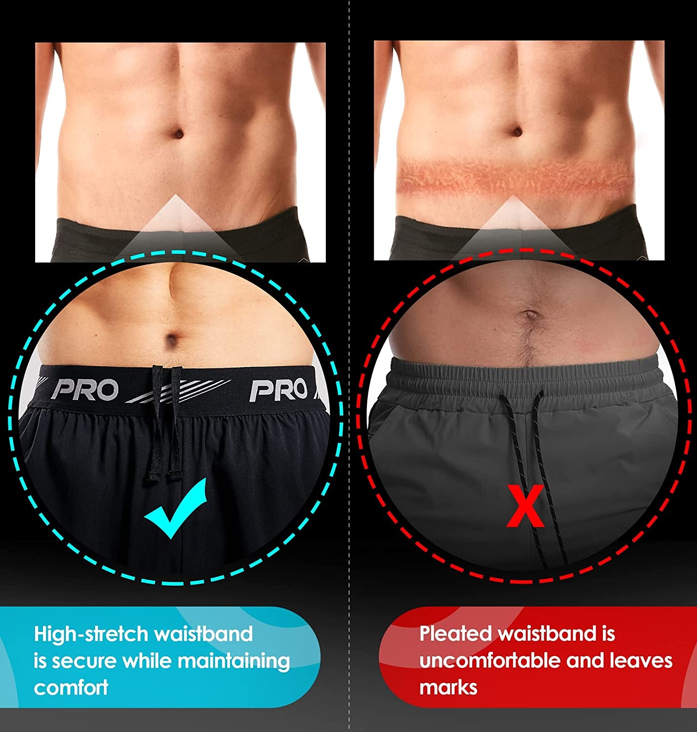 ACESHIP 2 Pack Workout Running Shorts Quick Dry Athletic Shorts 5" and 9" Lightweight Gym Shorts with Zipper Pockets  Aceship   