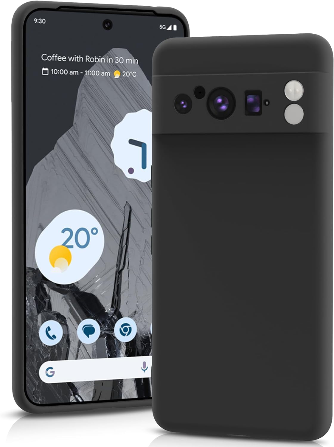 YATWIN Silicone Case for Google Pixel 7A 5G, Soft-Touch, Shockproof, Dustproof, Antiskid Full Body Armour Phone Cover for Google Pixel 7A 5G - Dark Green  YATWIN   