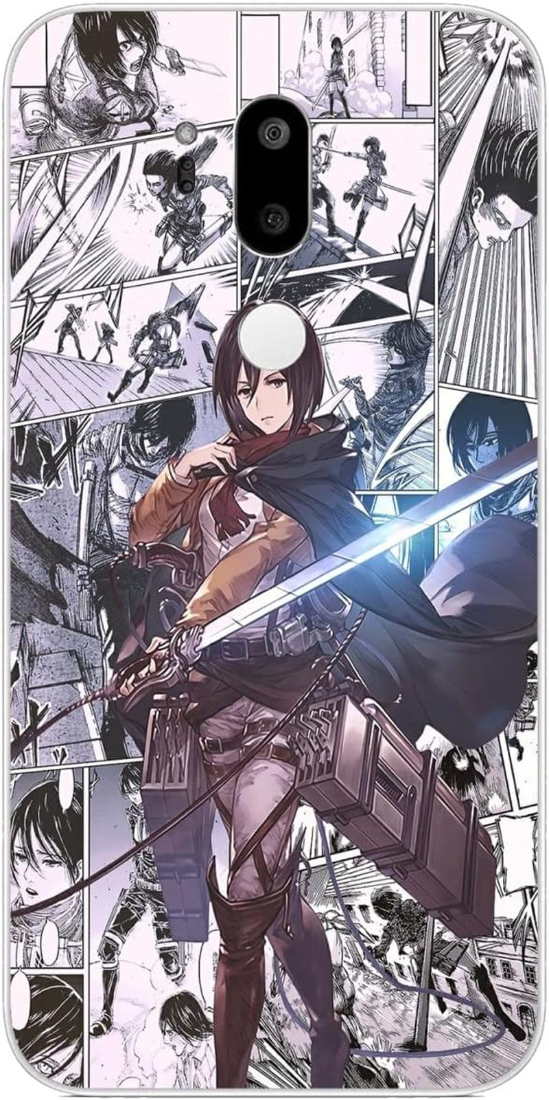 Compatible with LG G7 | LG G7 Thinq | LG G7 Fit | LG G7 One Case Attack on AOT Anime Titan 969 Soft TPU Rubber Protection Cover Clear  Tongstar Attack On Aot Anime Titan 820  