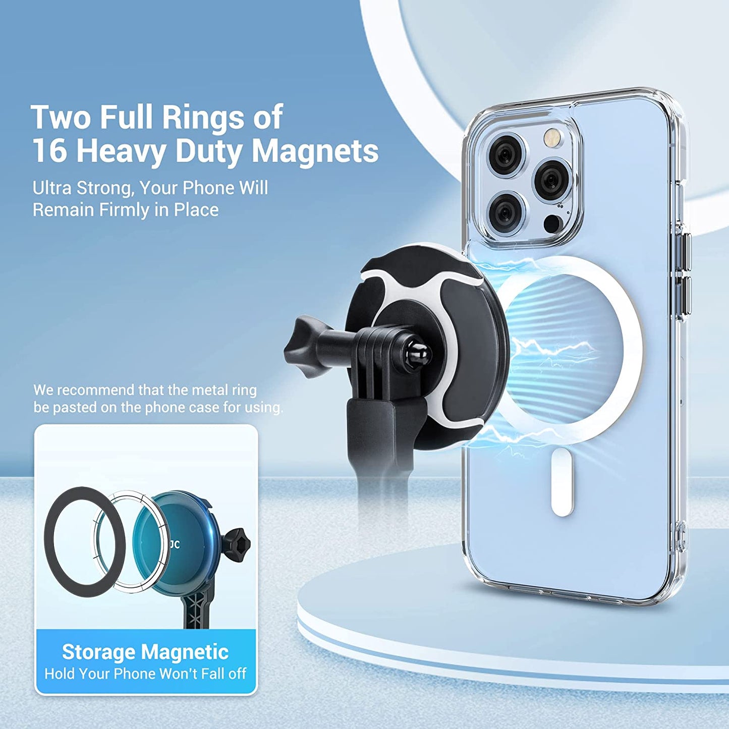 [2023 Newest] Magnetic Selfie Stick Tripod with Remote,Magnetic Magsafe Tripod Stand for Iphone 14 13 12 Pro Max Mini & Android & Compact Camera & Gopro,Magnet Mini Tripod for Vlogging Filmmaking  Jinjiacheng Photography Equipment Co.,Ltd.   