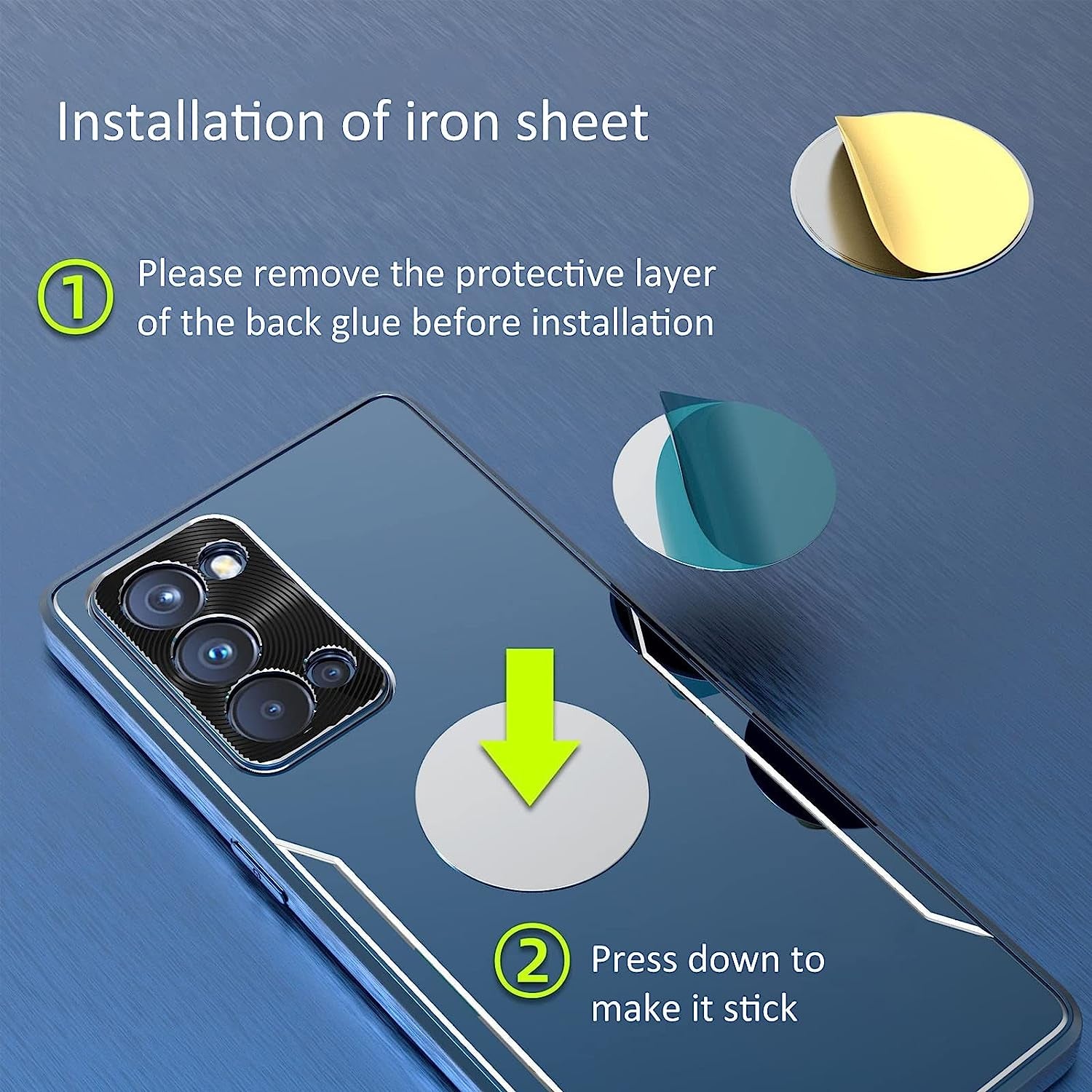 Zyyini Magnetic Laptop Phone Holder for Smartphones, Portable Adjustable Laptop Stand, Aluminum Alloy Magnetic Phone Monitor Mount for Tablet Computers  Zyyini   