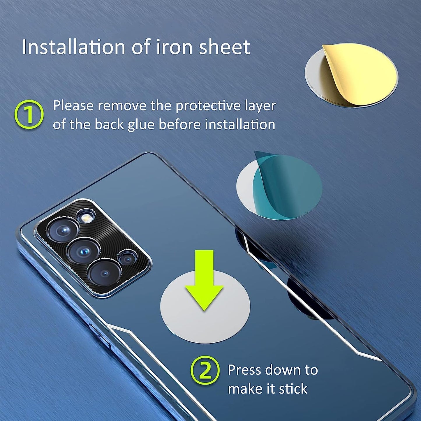 Acogedor Magnetic Laptop Phone Holder for Laptop, Aluminum Alloy Computer Monitor Side Phone Mount, Foldable Cell Phone Stand, for 4 to 8 Inch Full Smartphones  Acogedor   